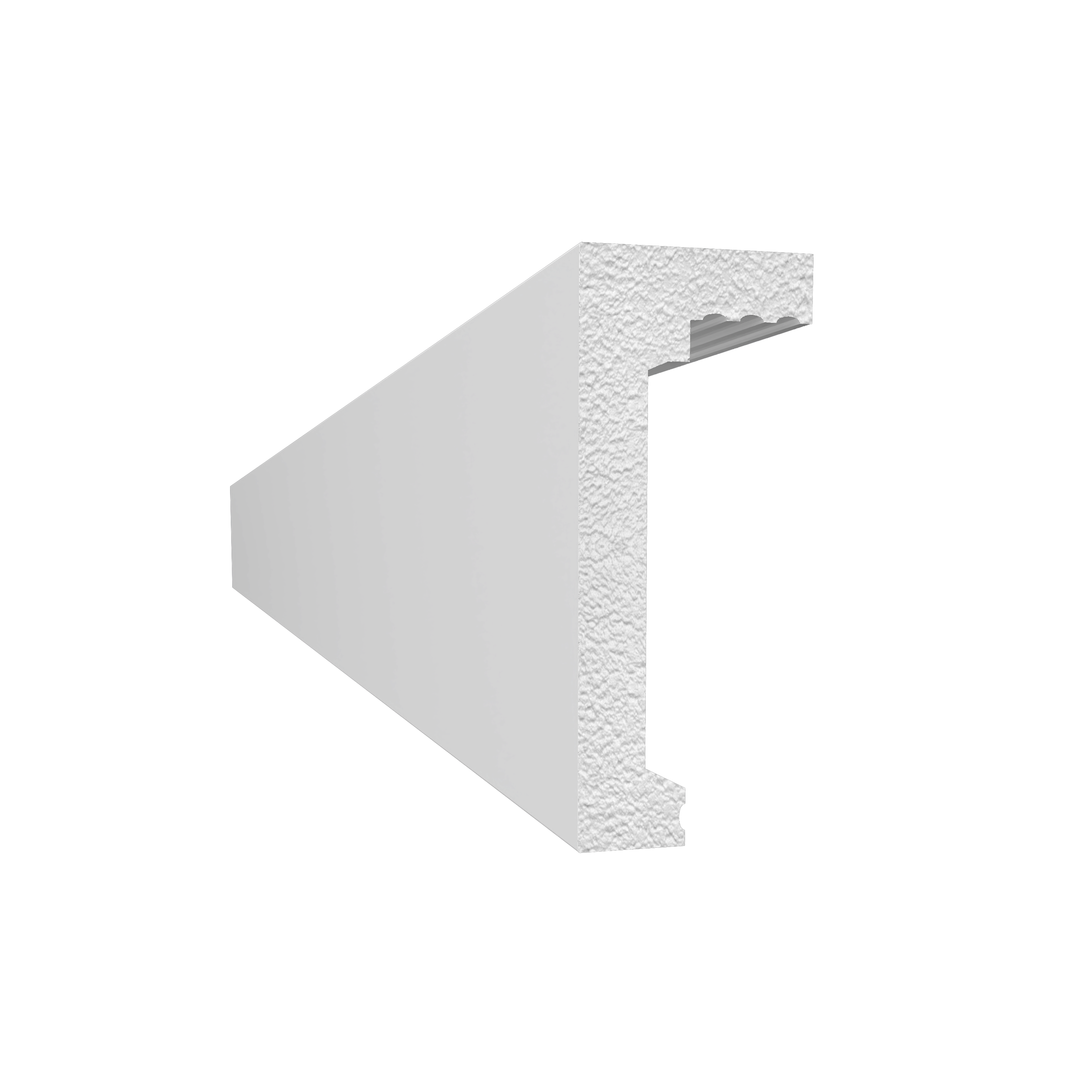 Listwa karniszowa LK-3 do LED z polimeru 6.5 x 200 cm DMS - 5