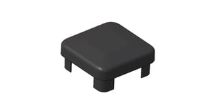 Chapeau gris anthracite pour poteau carré