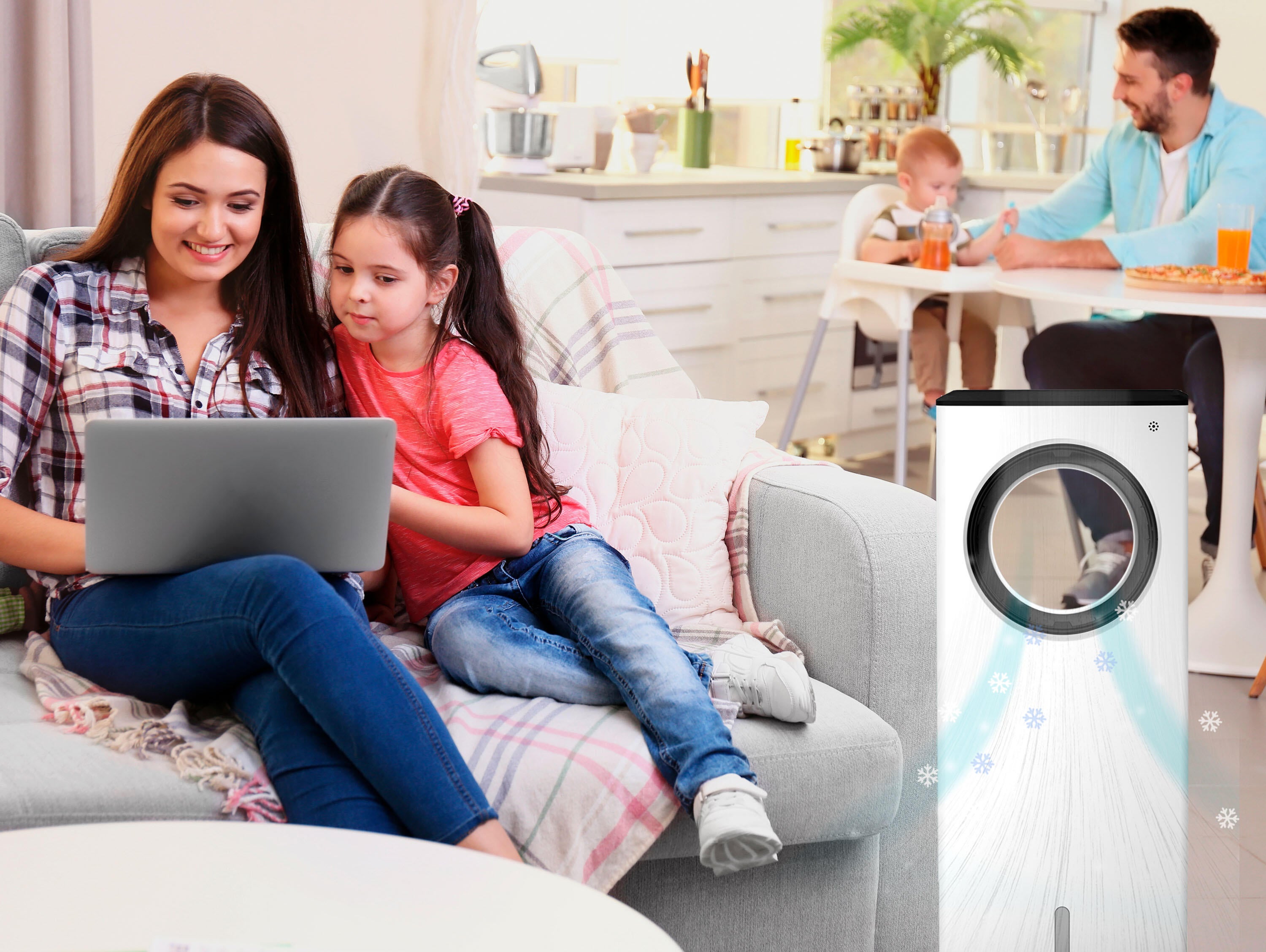 Climatizador evaporativo RAFY 40 PURELINE 80W 2L - 4