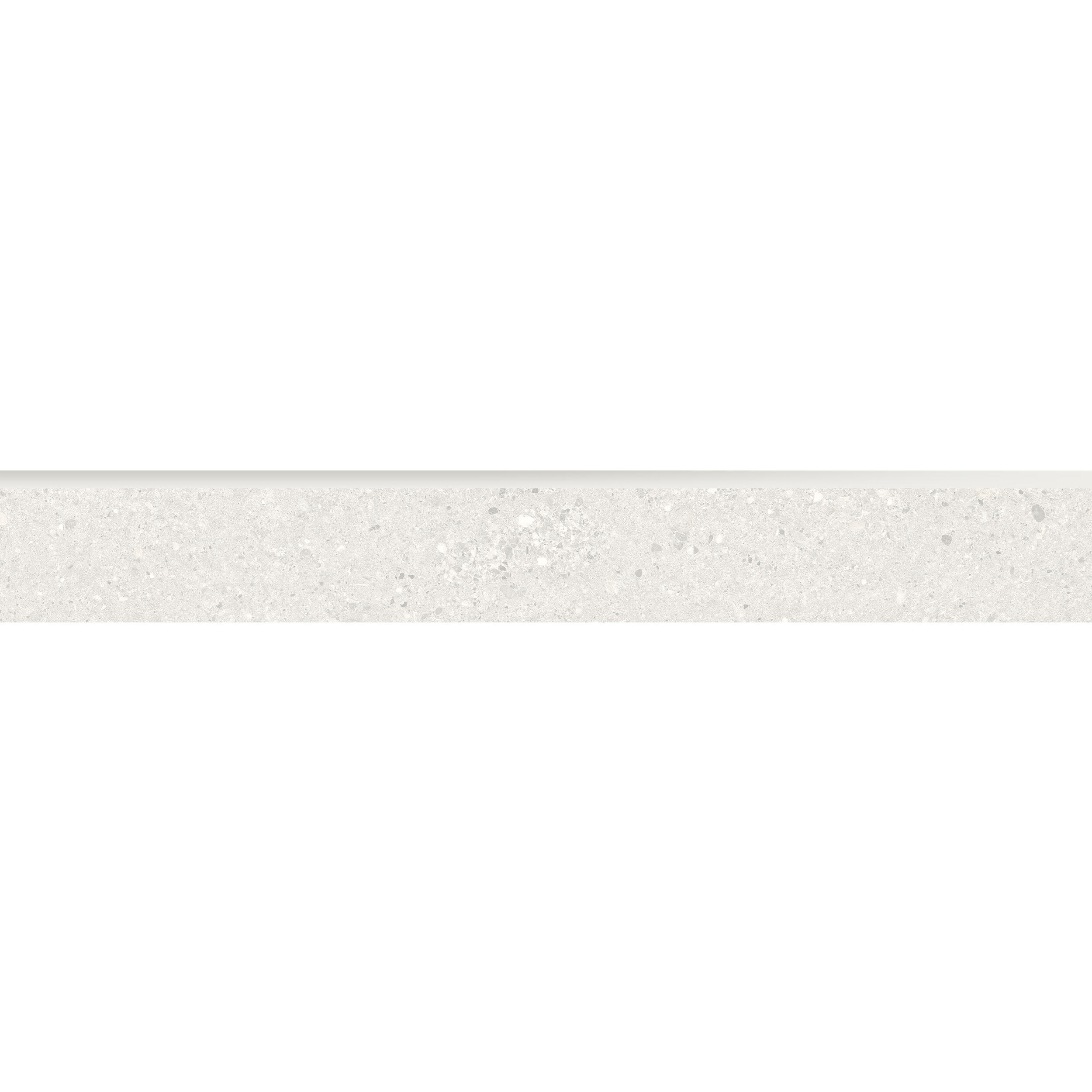 Rodapié porcelánico valeria x8.3 cm piedra blanco