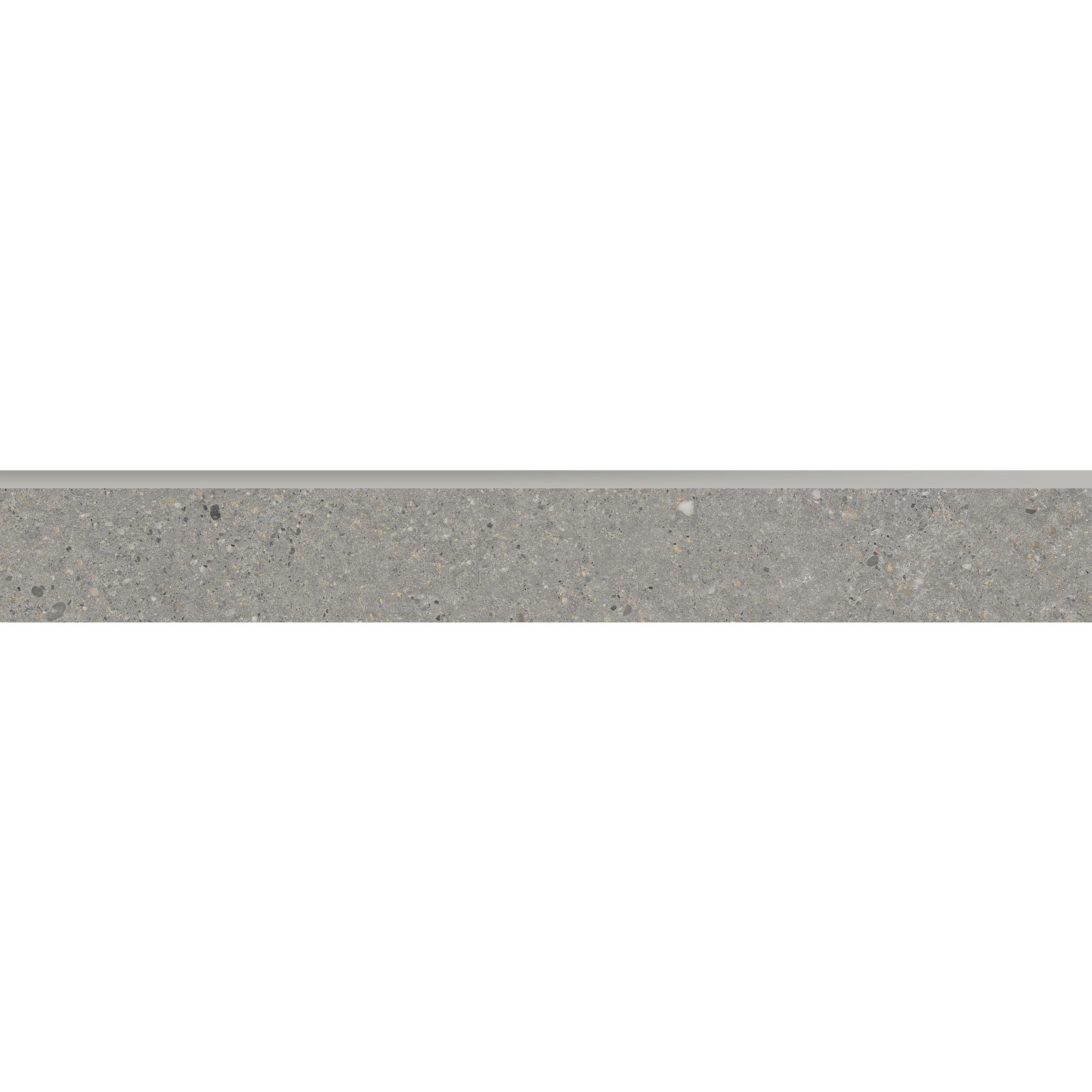 Rodapié porcelánico valeria x8.3 cm piedra gris oscuro