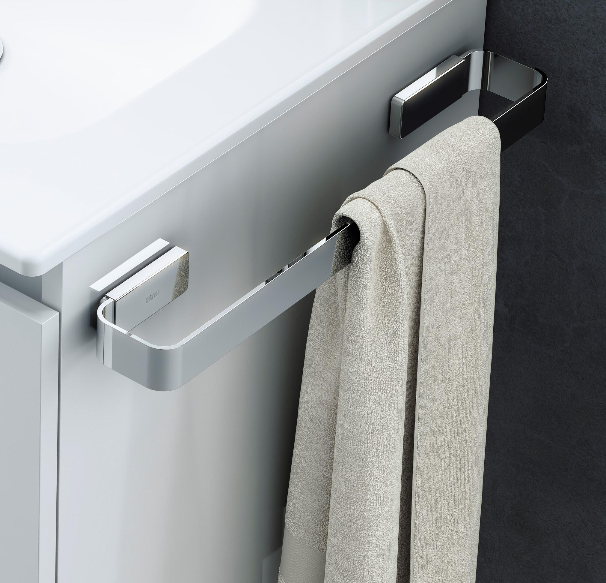 Toallero  Line cromado 40x3 cm - 6