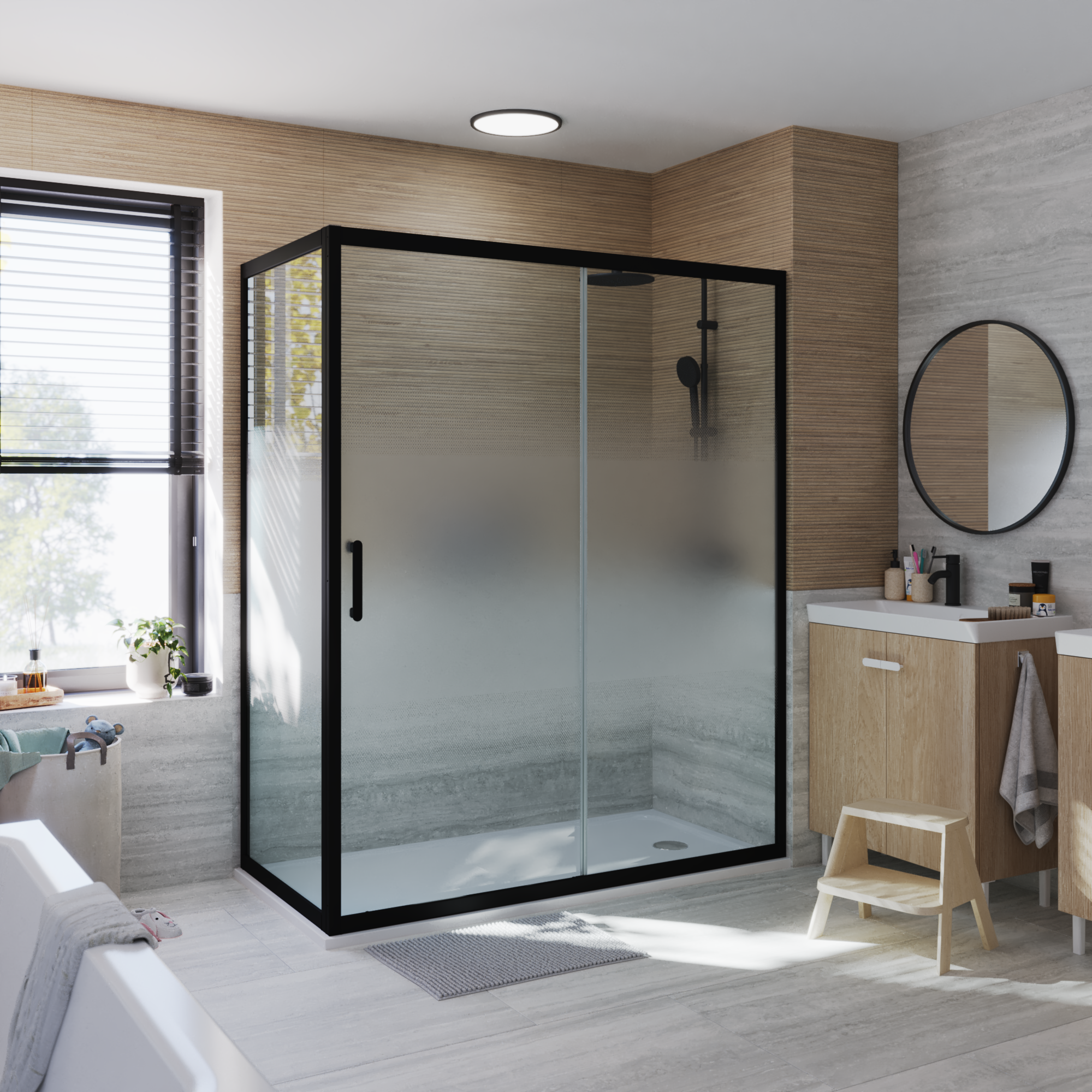 Ścianka boczna Easy 90 X 190 Sensea - 8