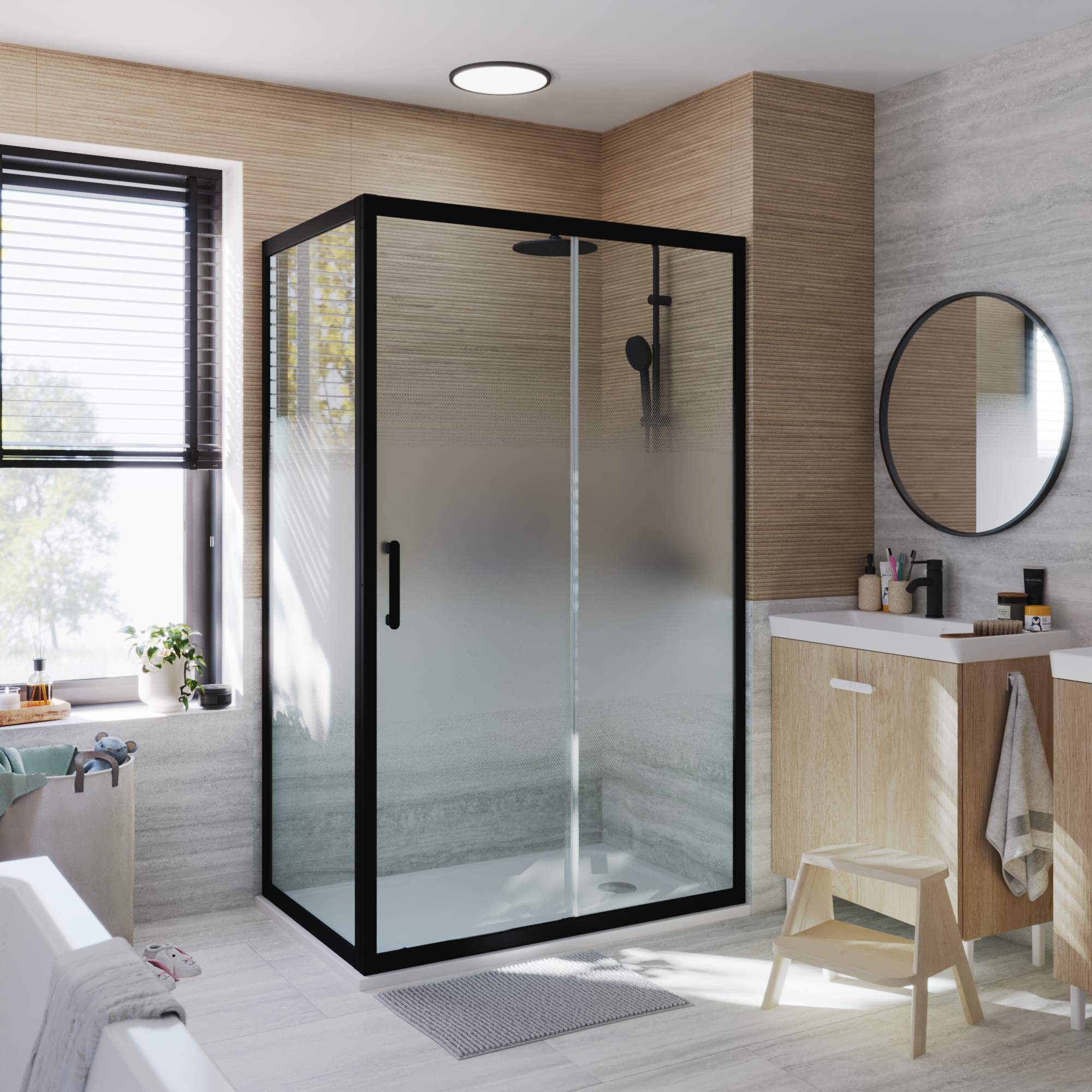 Ścianka boczna Easy 90 X 190 Sensea - 6