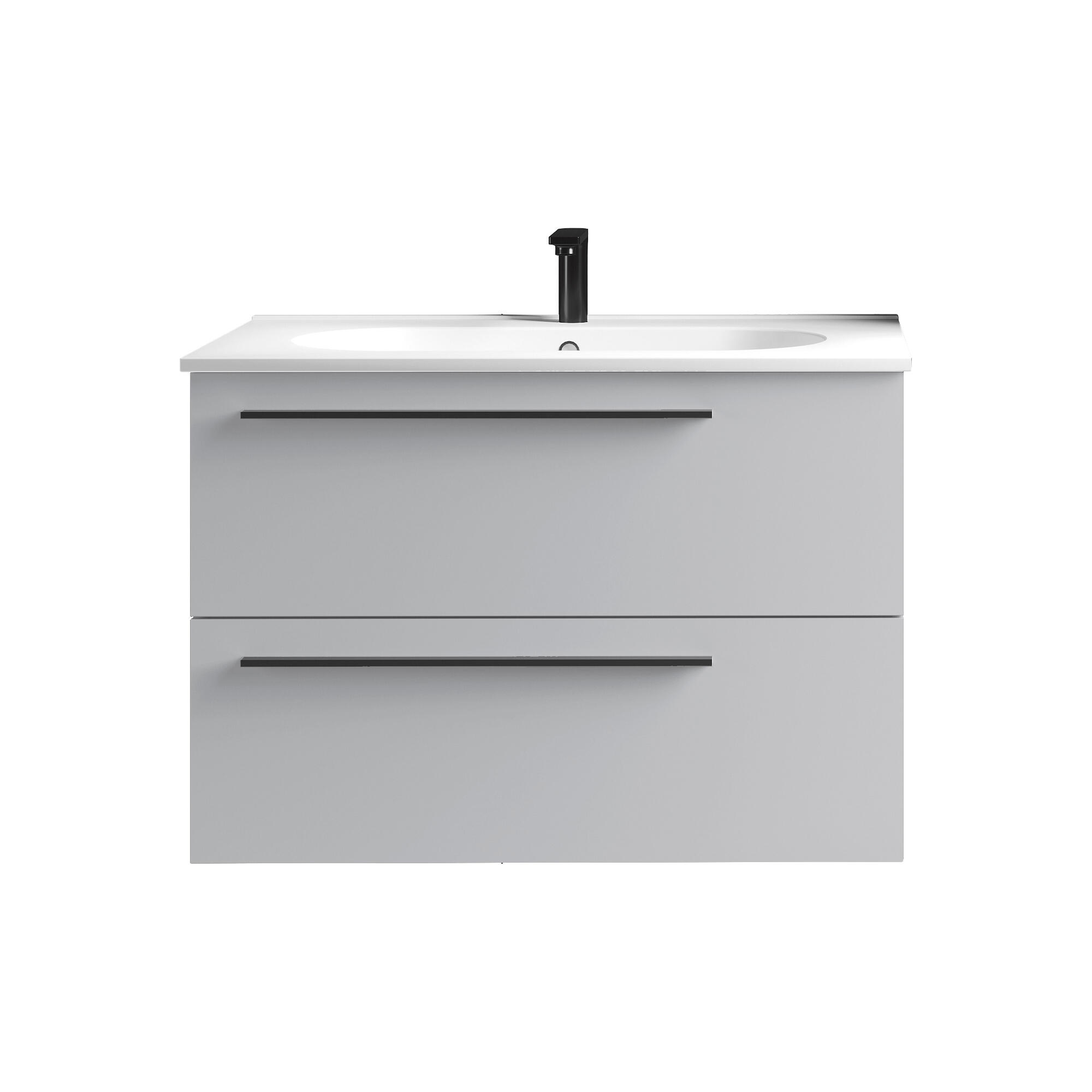Mueble de baño mía gris perla 80x39.5 cm