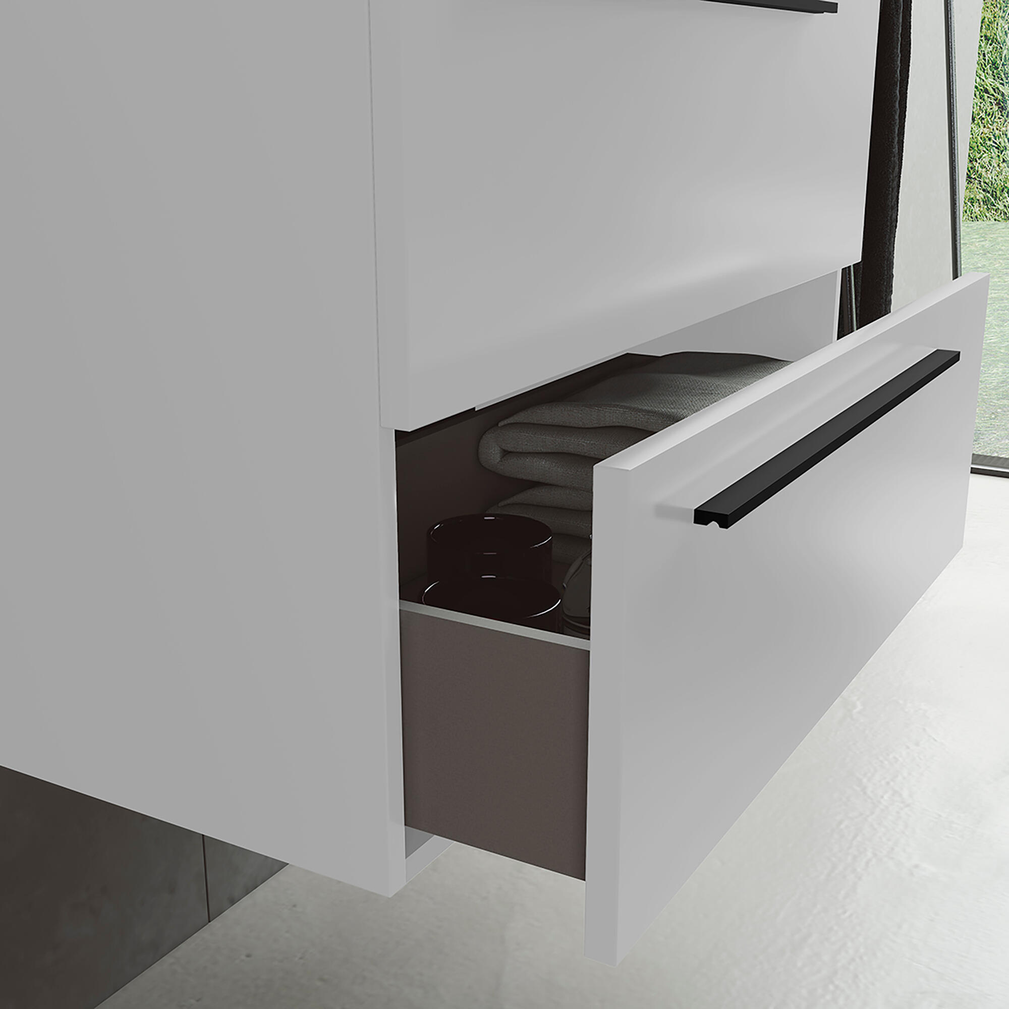 Mueble de baño Mía blanco 60x39.5 cm (lavabo no incluido) - 8