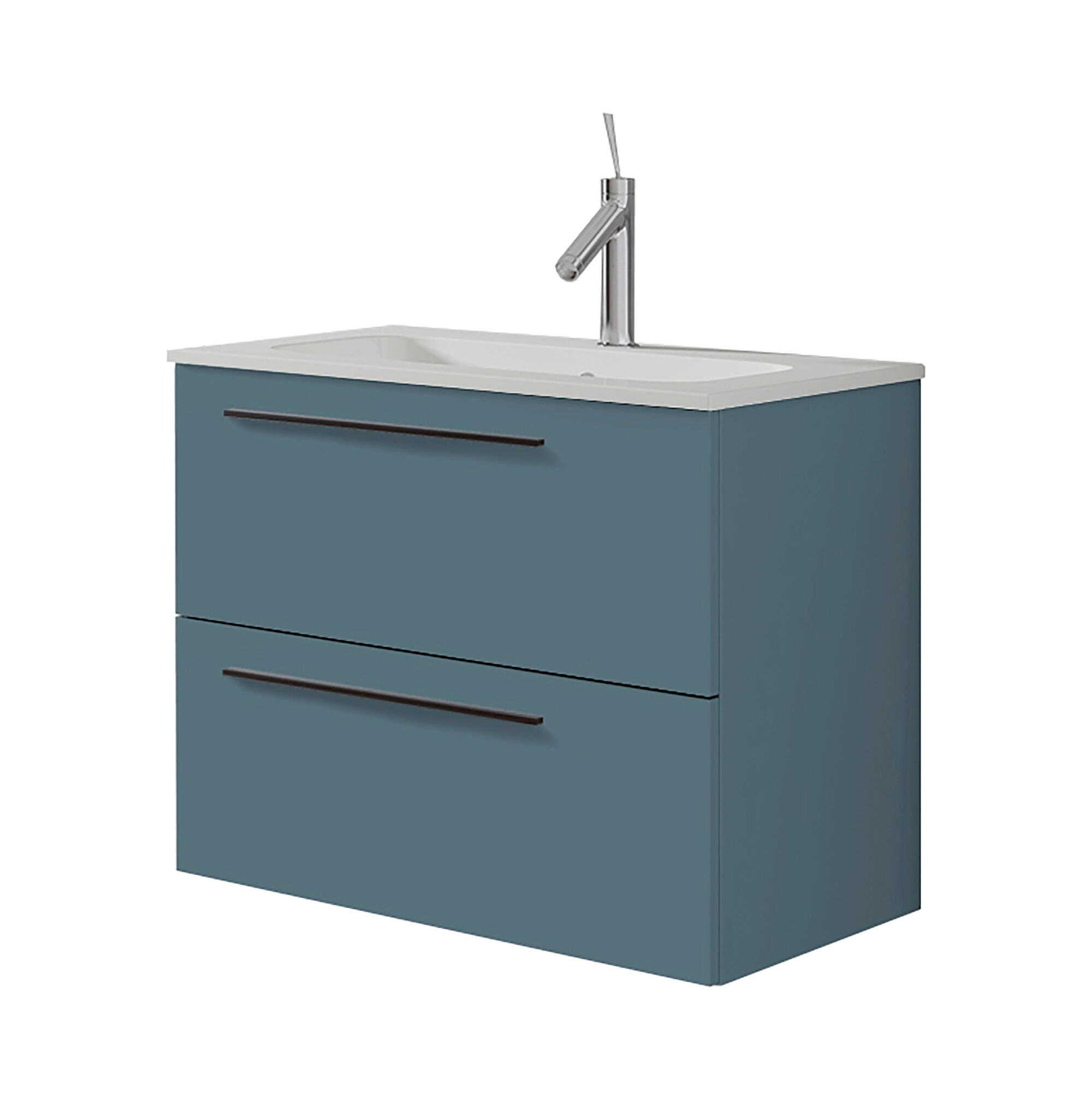 Mueble de baño mía azul 60x39.5 cm (lavabo no incluido)