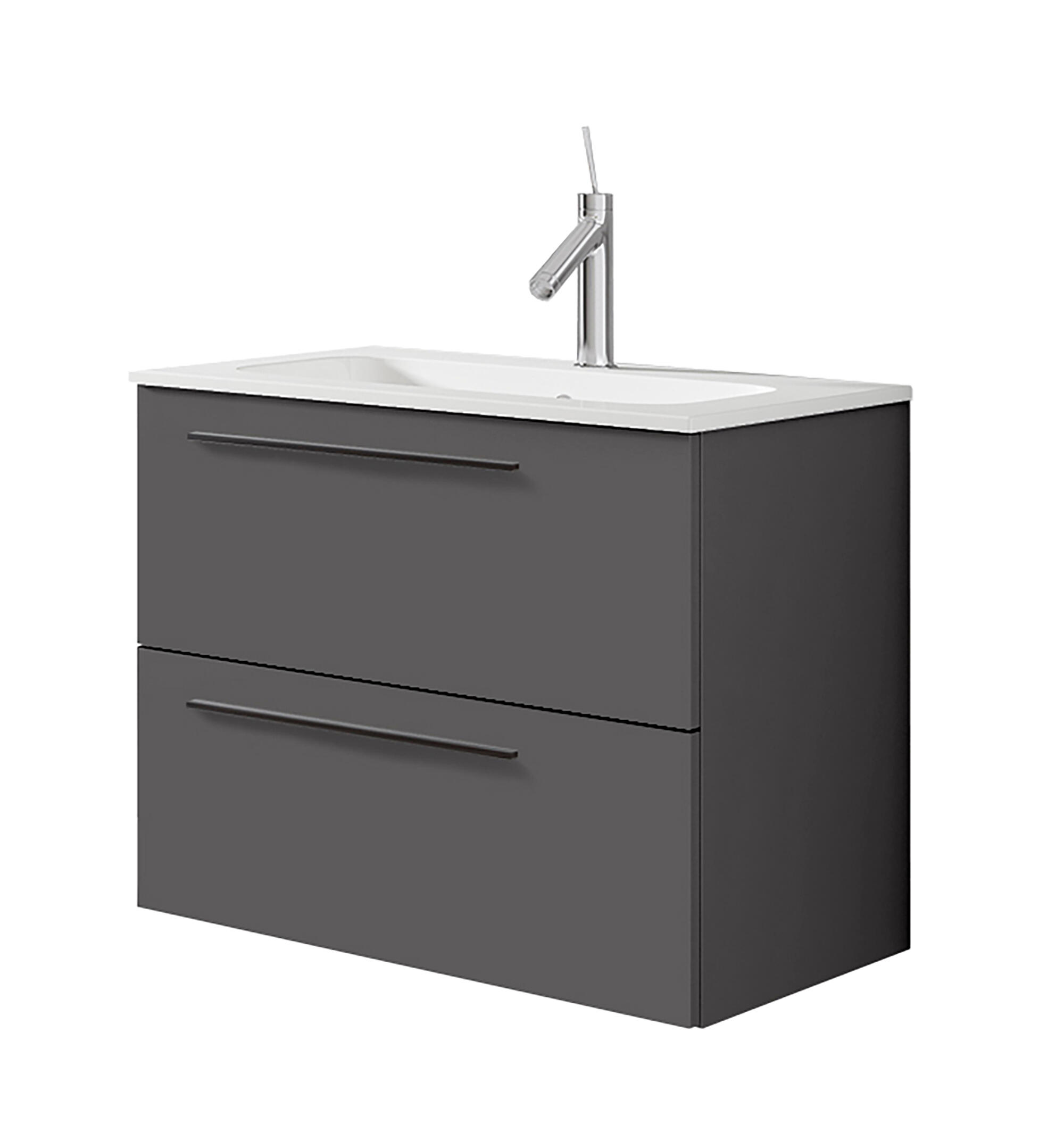 Mueble de baño mía antracita 60x39.5 cm (lavabo no incluido)