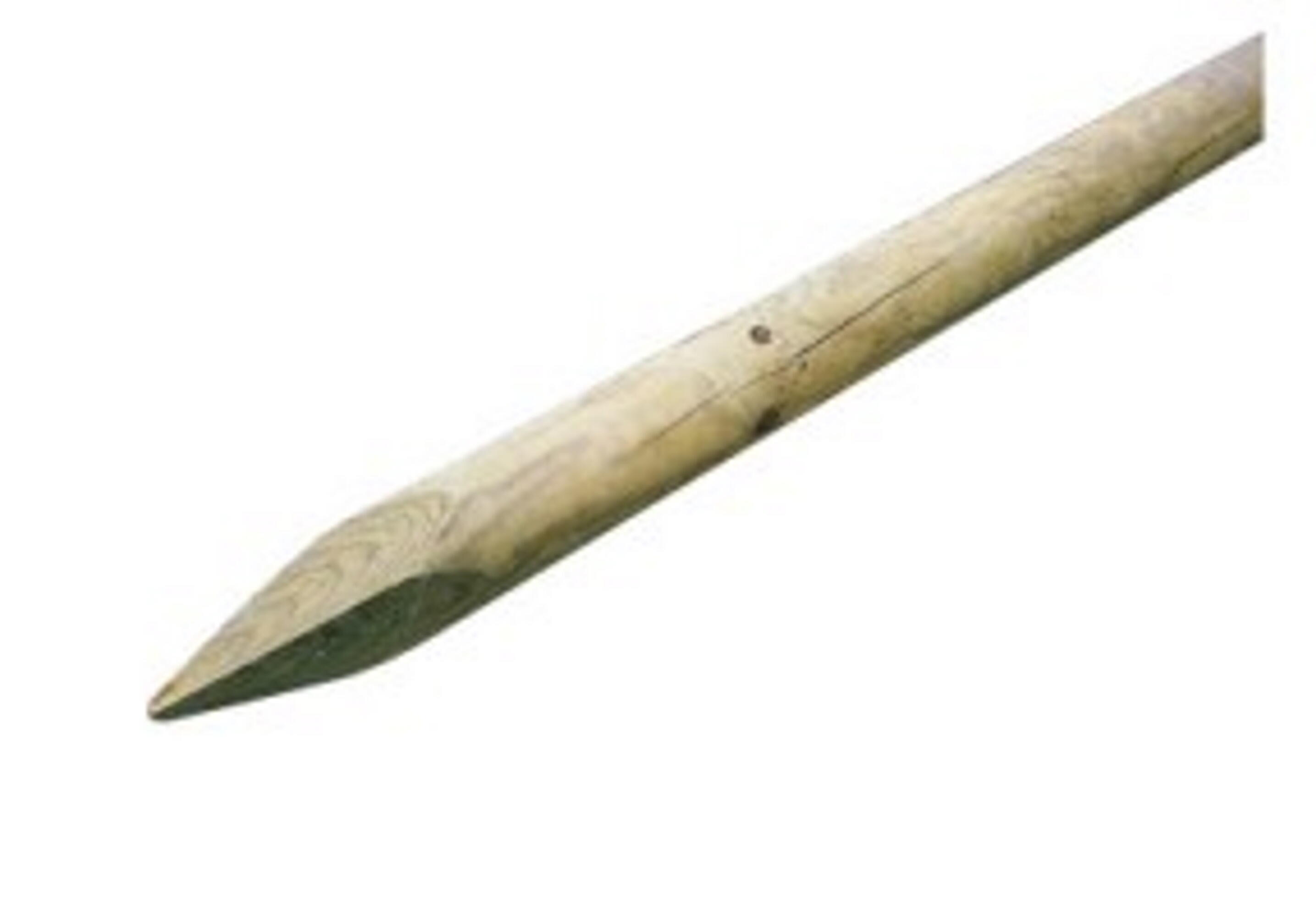 Estaca de madera de 2,5 m de alto y 6 cm de diámetro