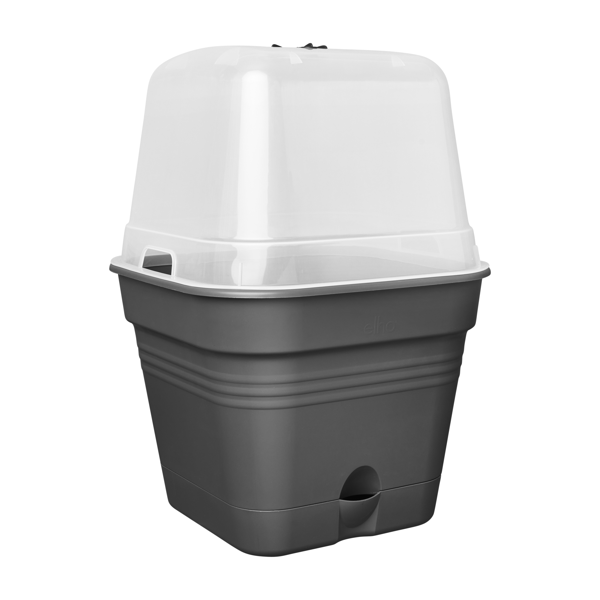 Carré potager ELHO 6662503043300 noir L.29.6 x l.29.6 x H.24.9 cm - 2