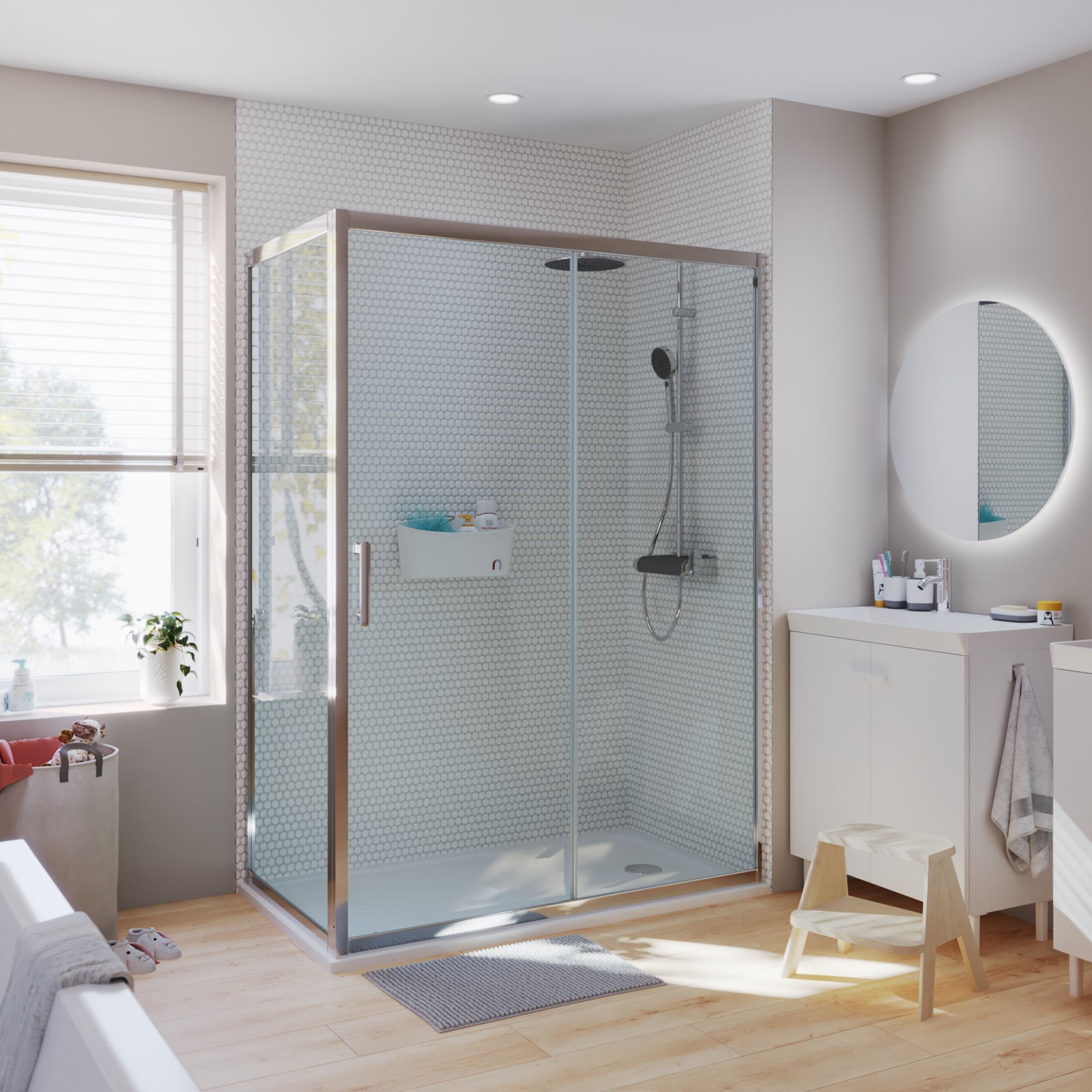 Ścianka boczna Easy 90 X 190 Sensea - 5