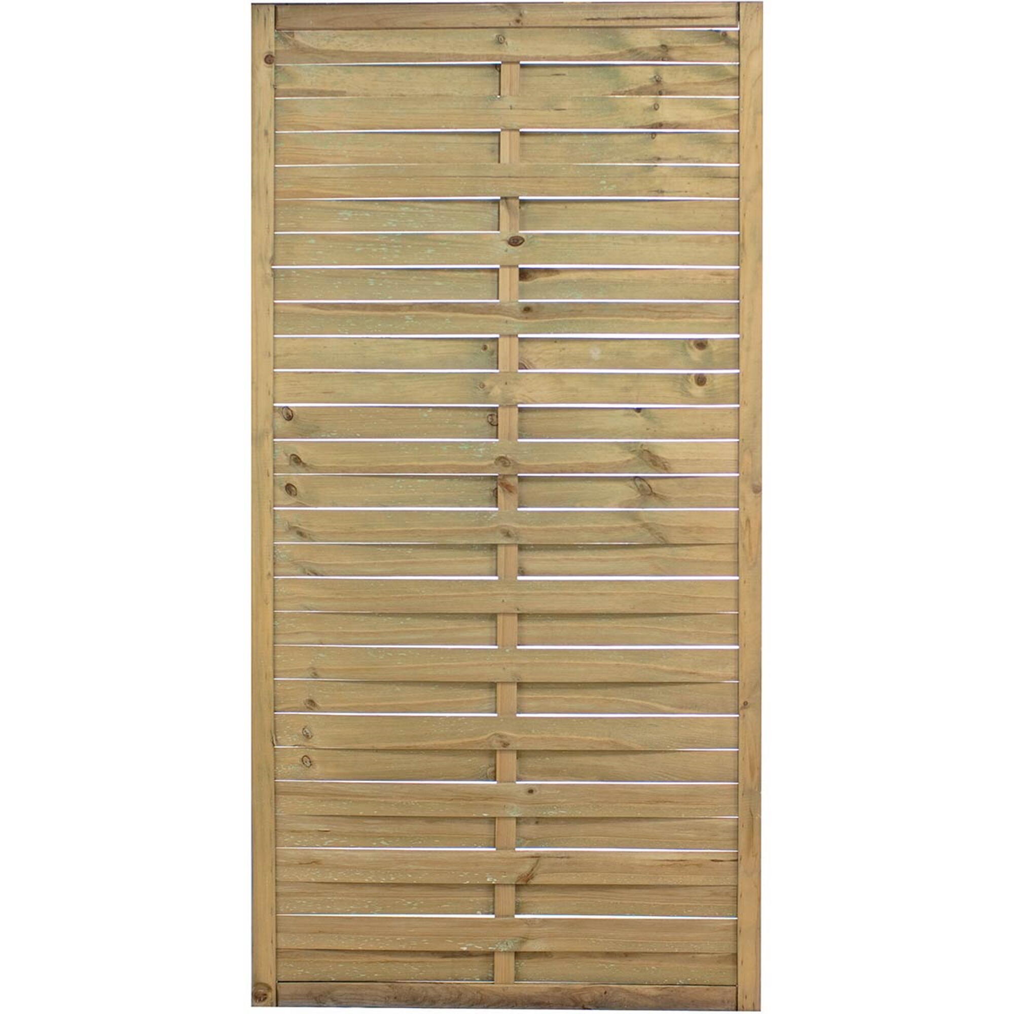 Panel trenzado de madera natura marrón claro 90 x 180 cm