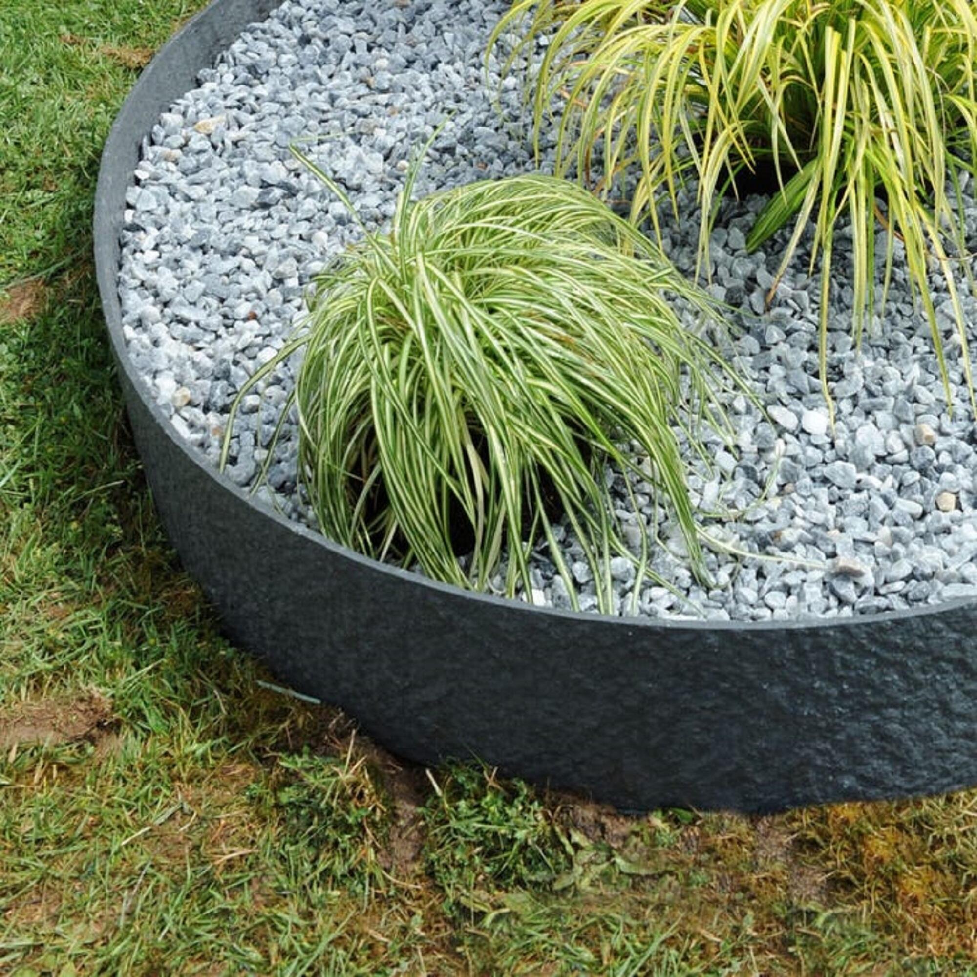 Bordura de PVC 1000 x 14 cm gris ECOLAT - 23