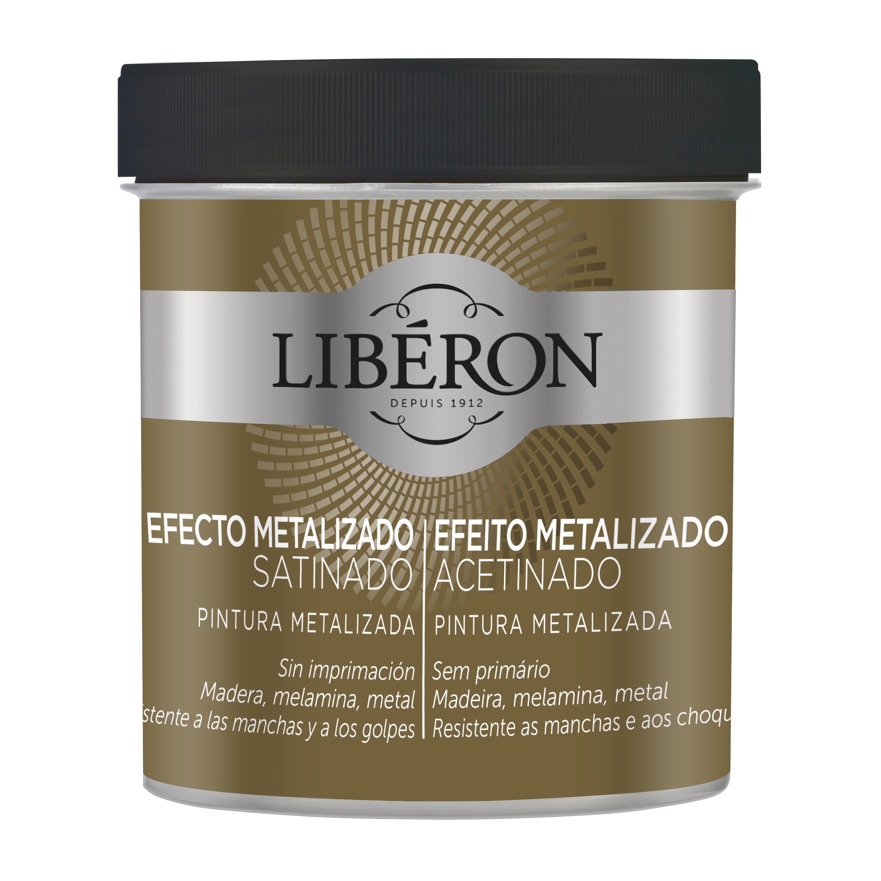 Pintura efecto metalizado liberon 500ml cobre