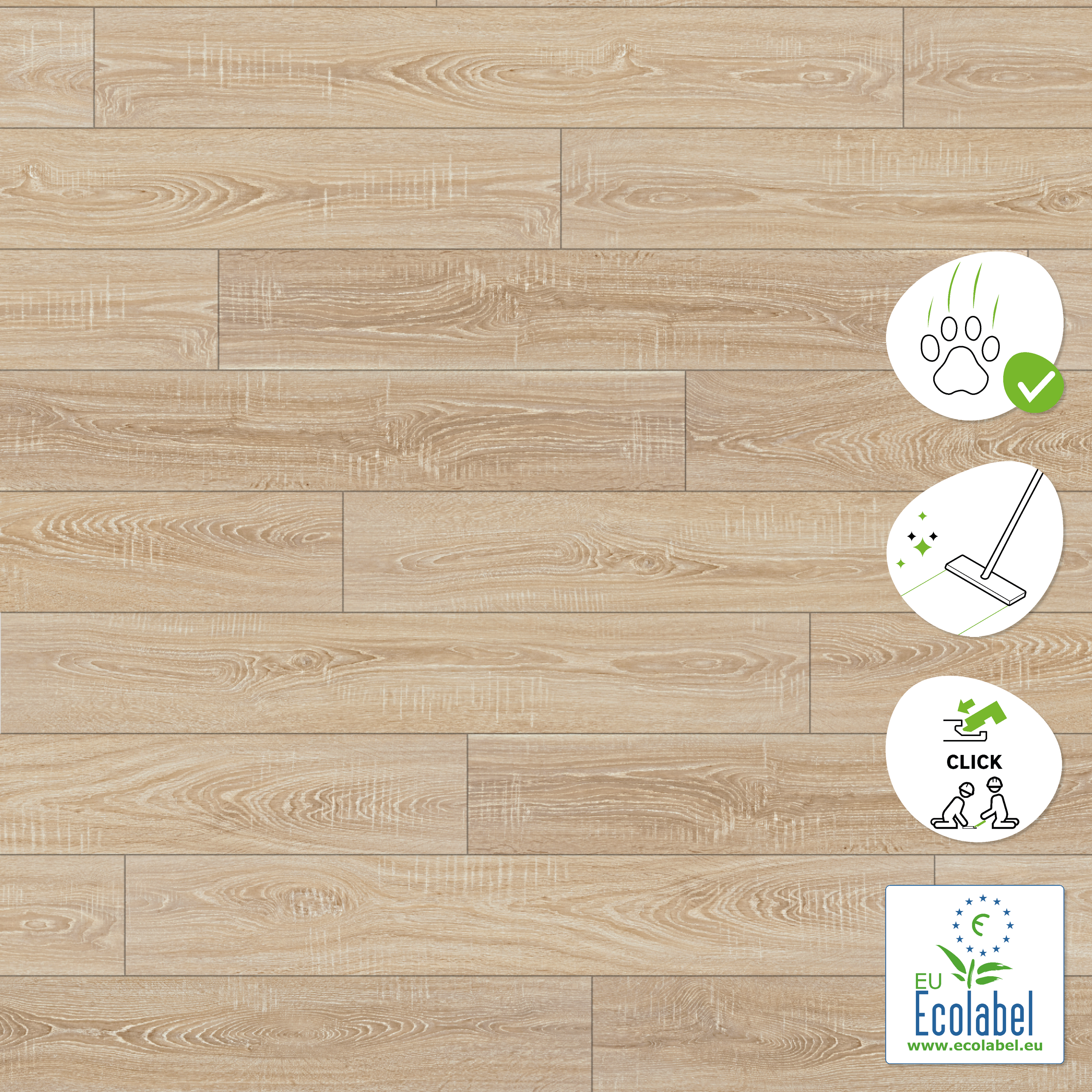 Pavimento flutuante laminado intenso 10 mm Artens Tacana - 4