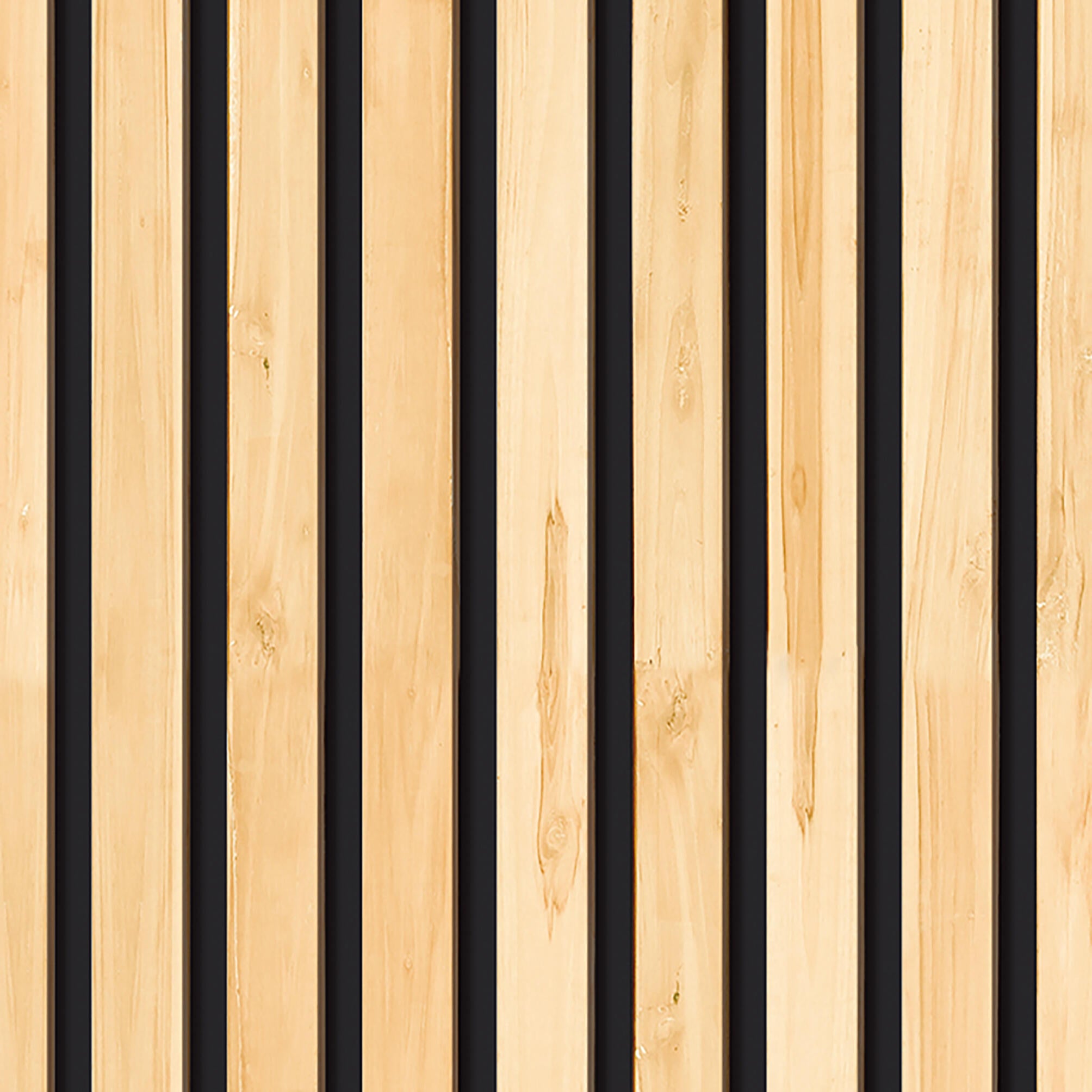 Papel pintado PVC adhesivo Imitación material Listones beige marrón negro  LHD 65cmx2.8m superlavable. Apto para cocinas o baños - 3