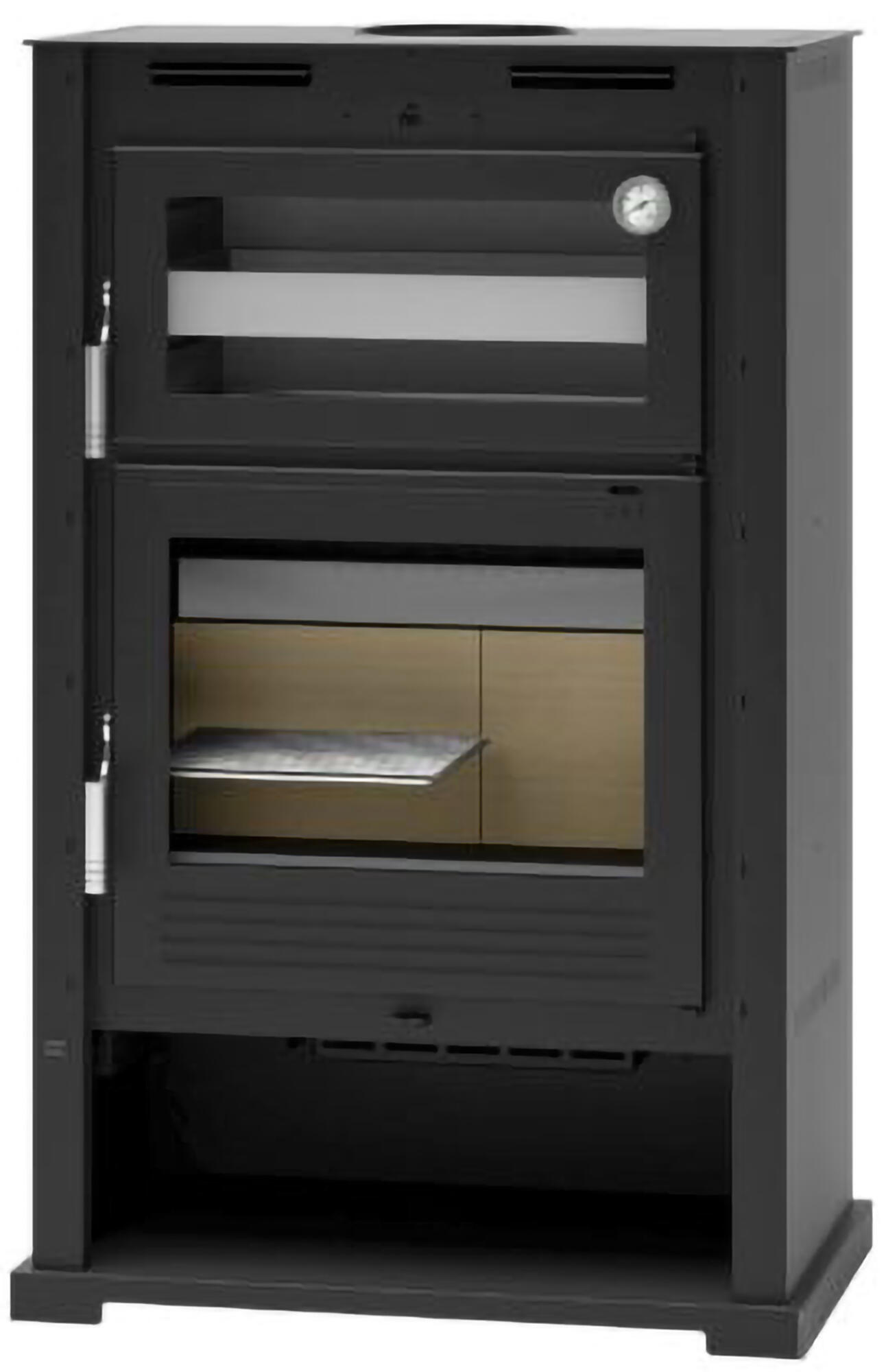 Estufa de leña con horno bea eco17t 9,5 kw