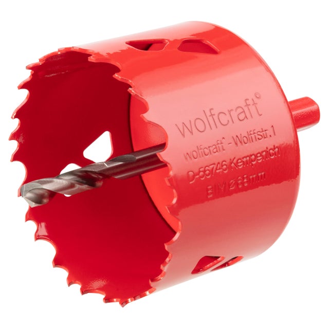 Scie cloche bois/plastique/métal/plâtre WOLFCRAFT Diam.68 mm