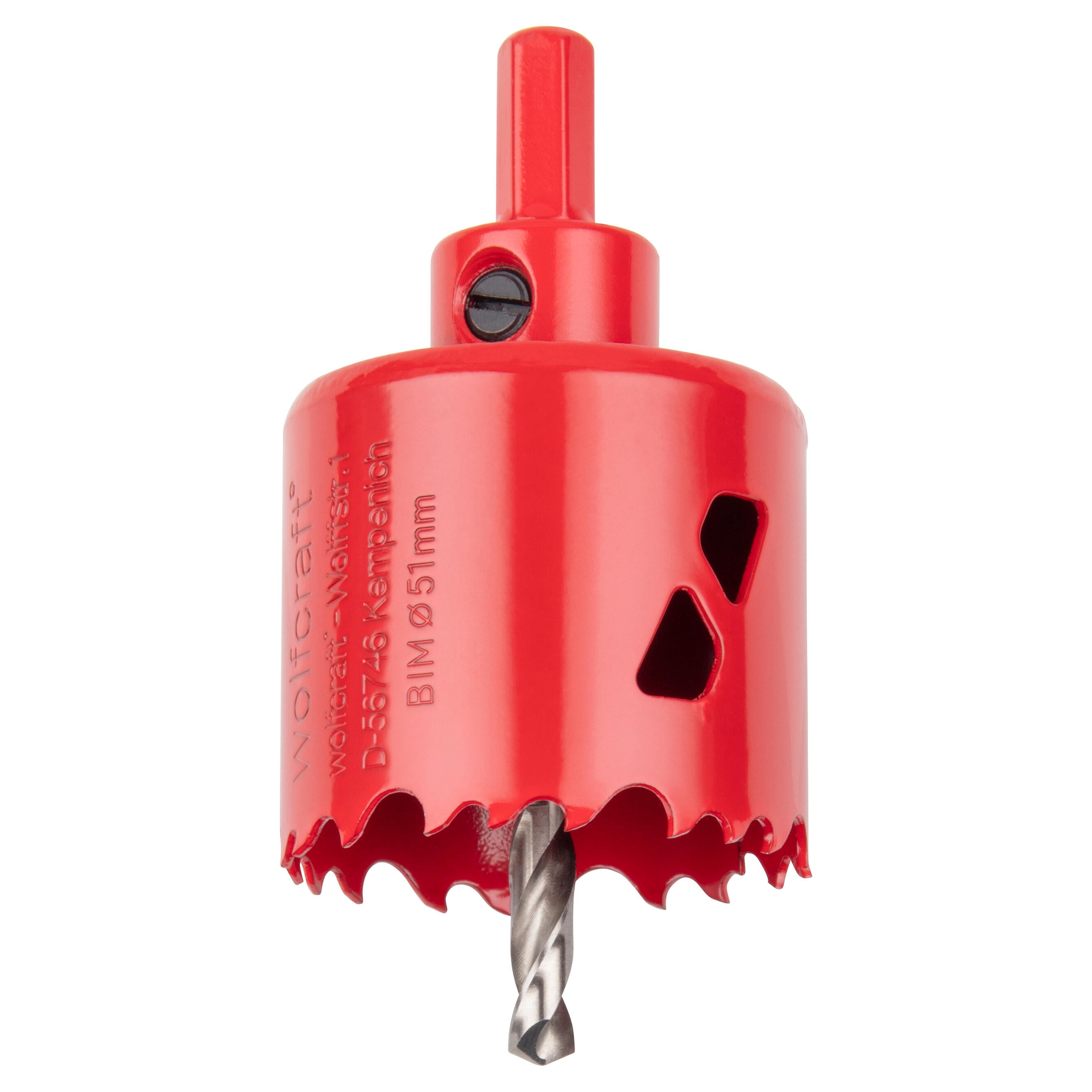 Scie cloche bois/plastique/métal/plâtre wolfcraft diam.51mm - 3