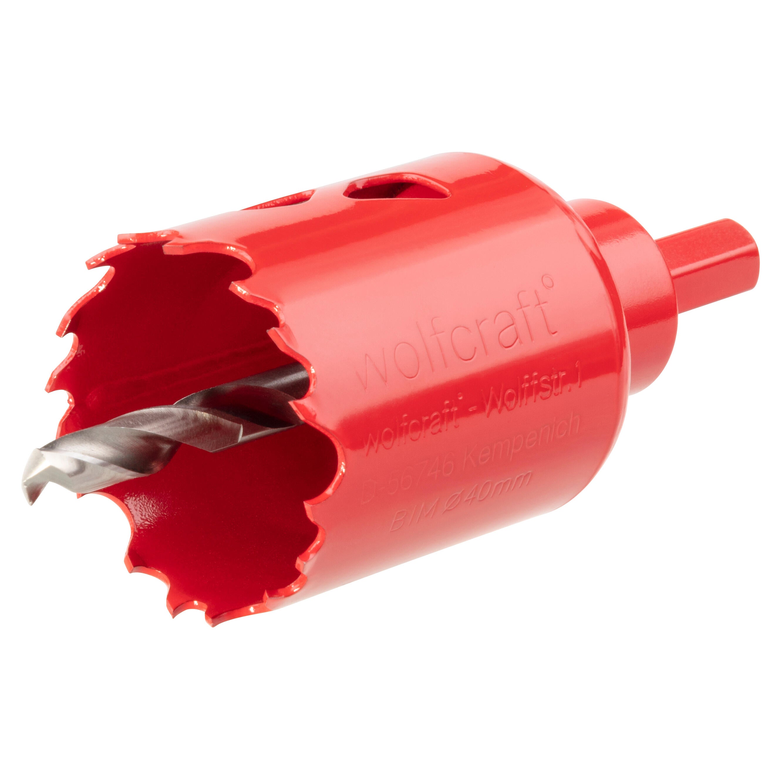 Scie cloche bois/plastique/métal/plâtre wolfcraft diam.40mm - 2