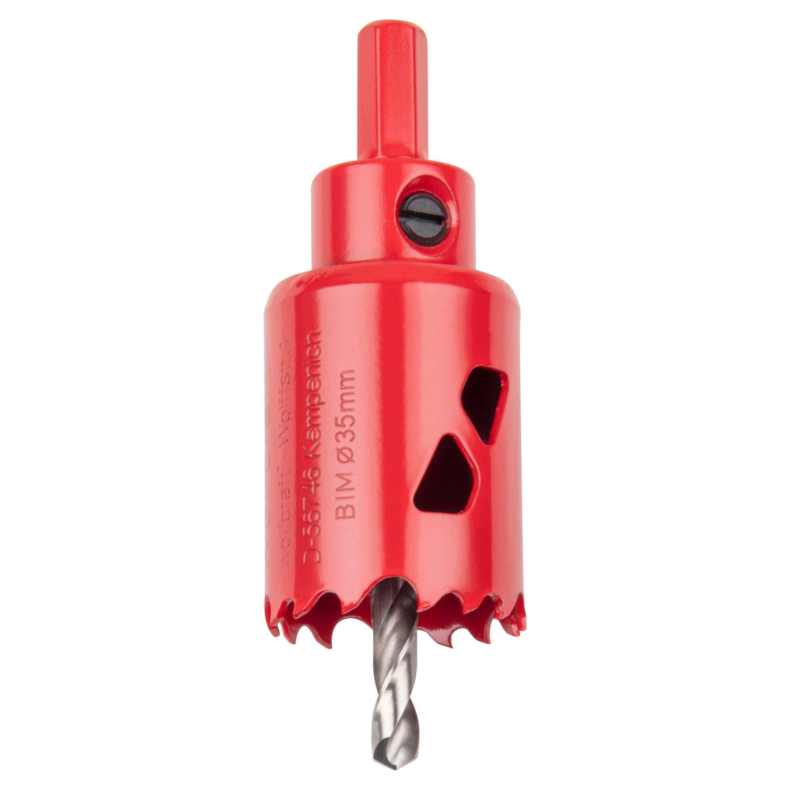 Scie cloche bois/plastique/métal/plâtre WOLFCRAFT Diam.35 mm - 3