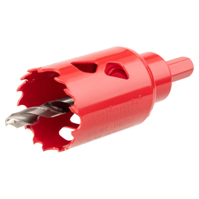 Scie cloche bois/plastique/métal/plâtre WOLFCRAFT Diam.35 mm