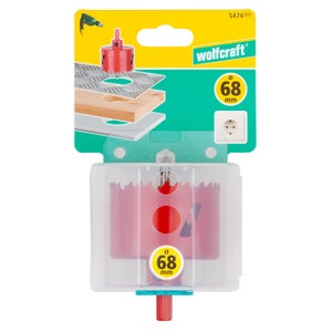 Trépan Avec Foret Pilote Universal Pour Multi-matériaux .45 Mm