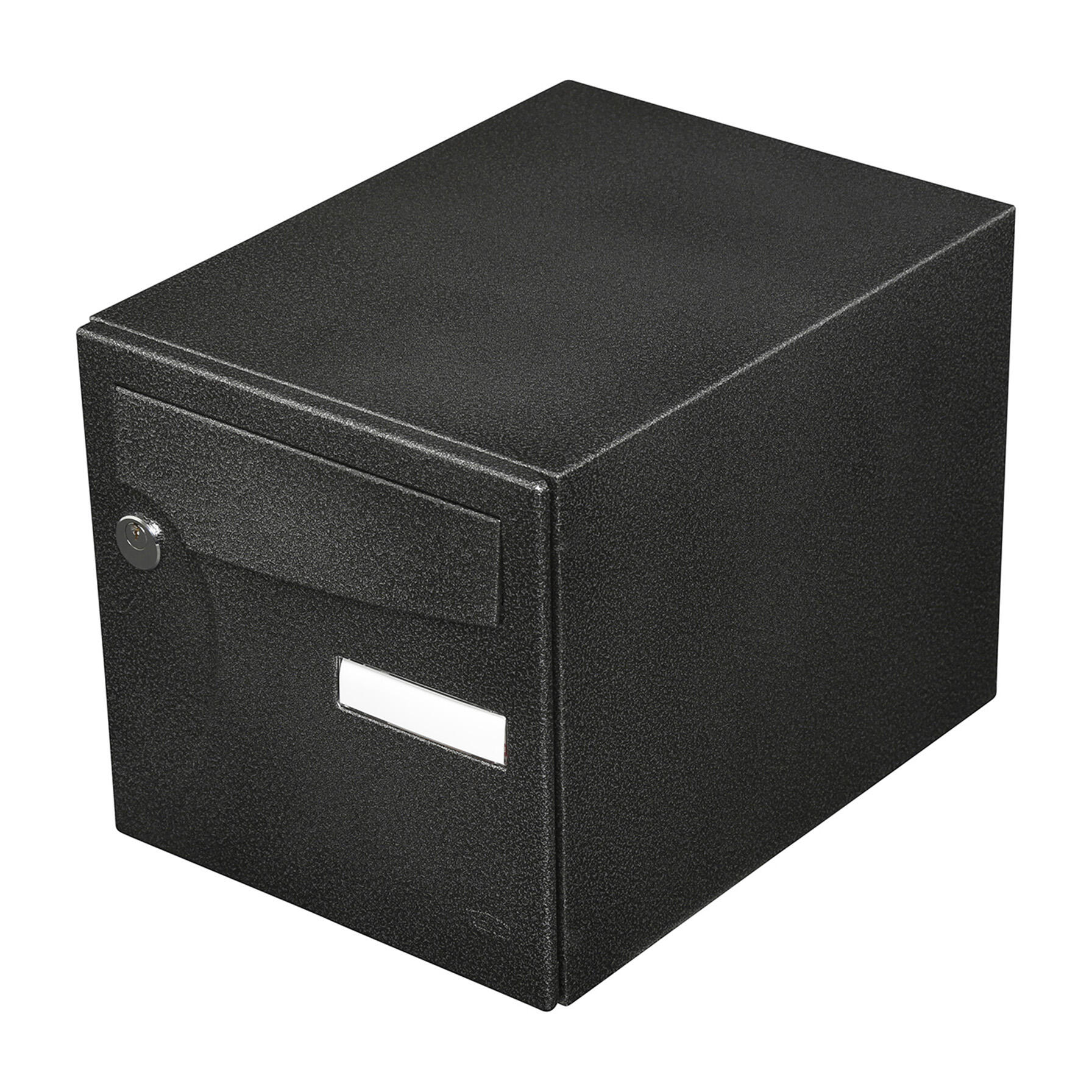 Boîte aux lettres normalisée 1 porte extérieur RENZ Animation acier noir - 2