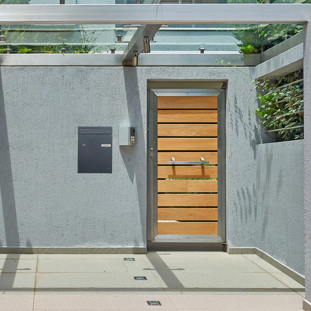 Boîte à colis normalisée 1 porte RENZ Atout acier anthracite mat sablé - 8