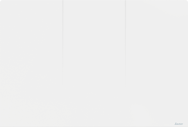 Radiateur électrique connecté 2000W SAUTER Gyali tactile horizontal, blanc