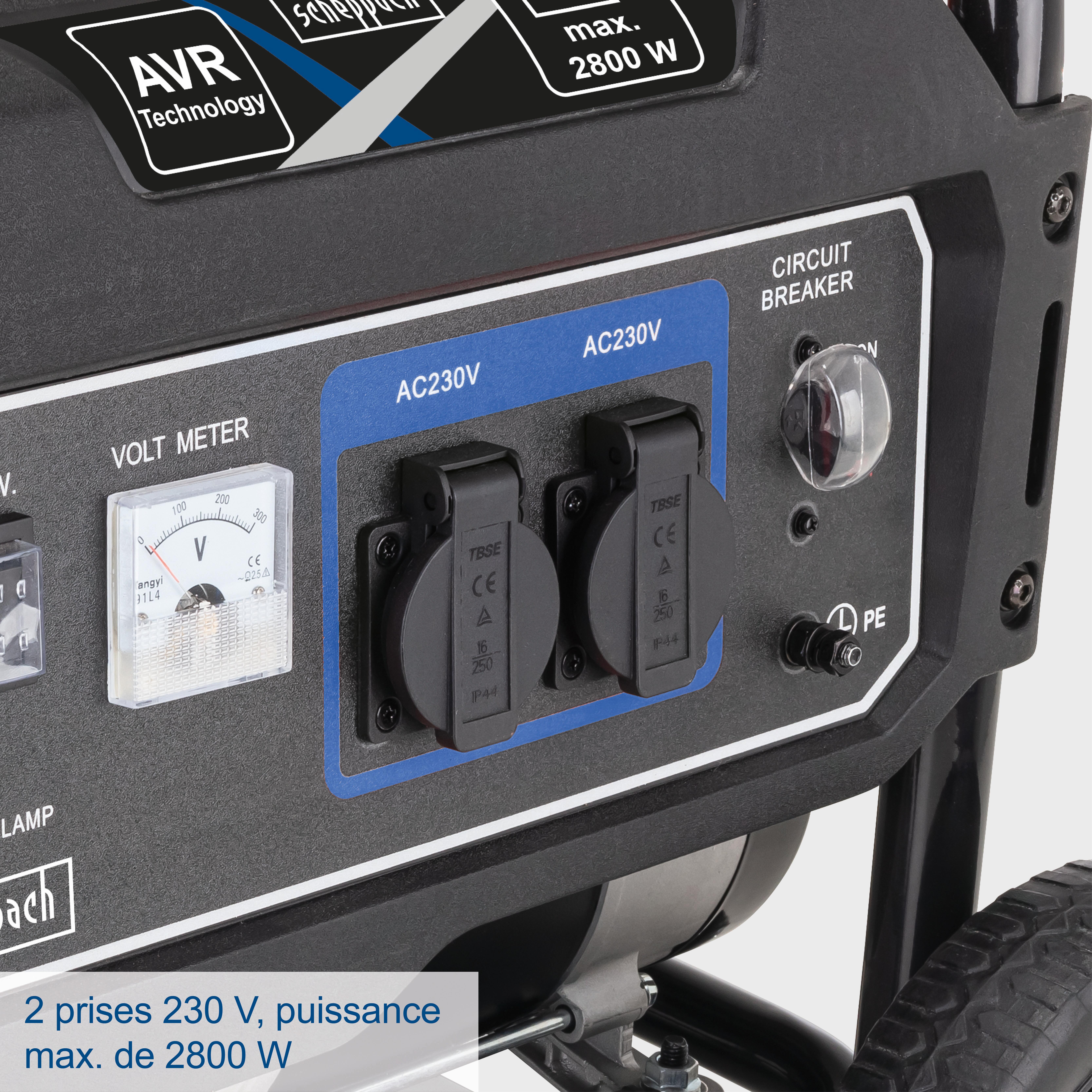 Groupe électrogène SCHEPPACH SG3200X, 2500 W - 2