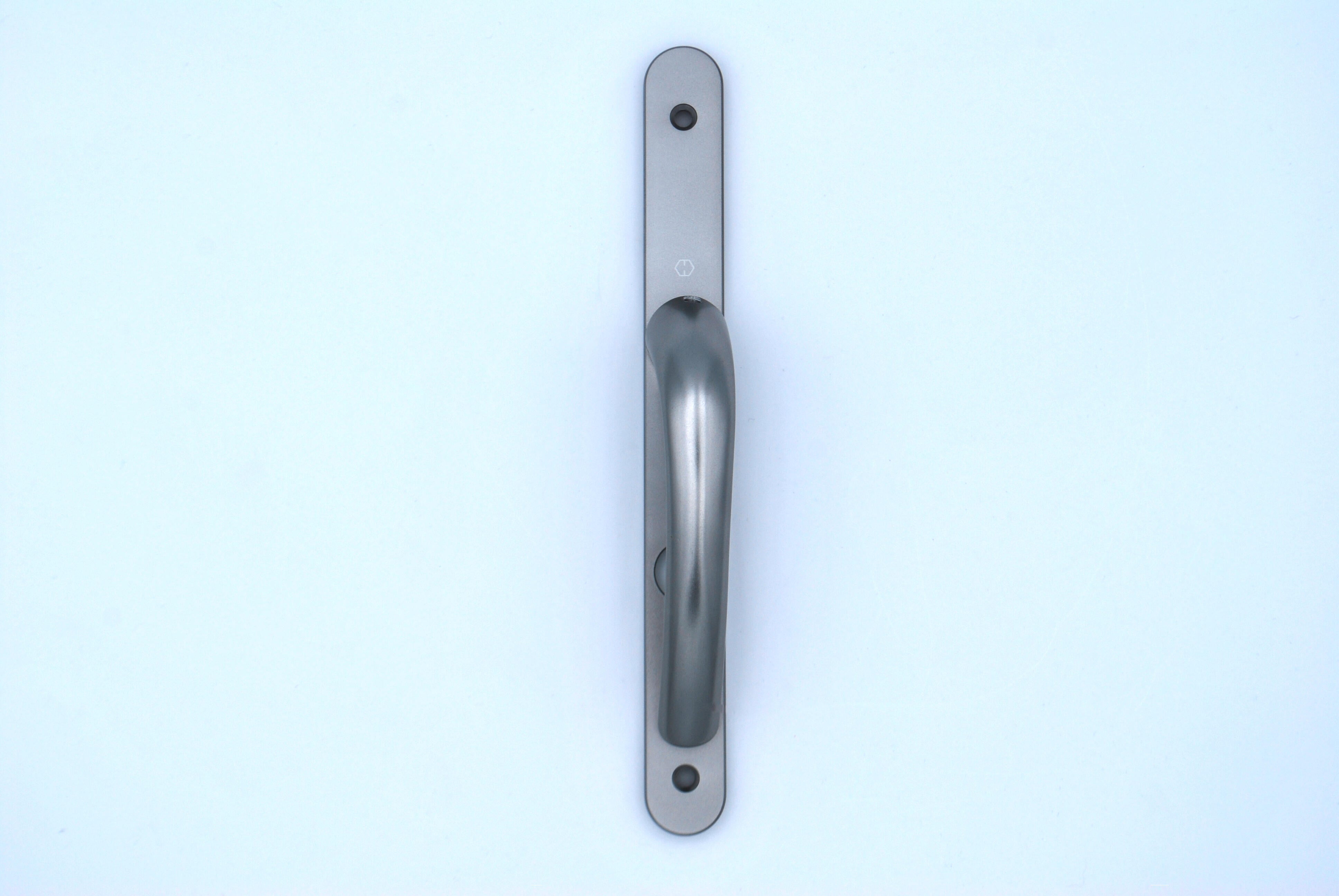 Poignée alu gris ext./blanc int./porte d'entrée/de service-porte fenêtre PVC main image 1