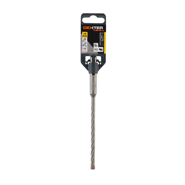Foret à béton SDS Plus, Diam.6 mm, L.91 mm DEXTER PRO