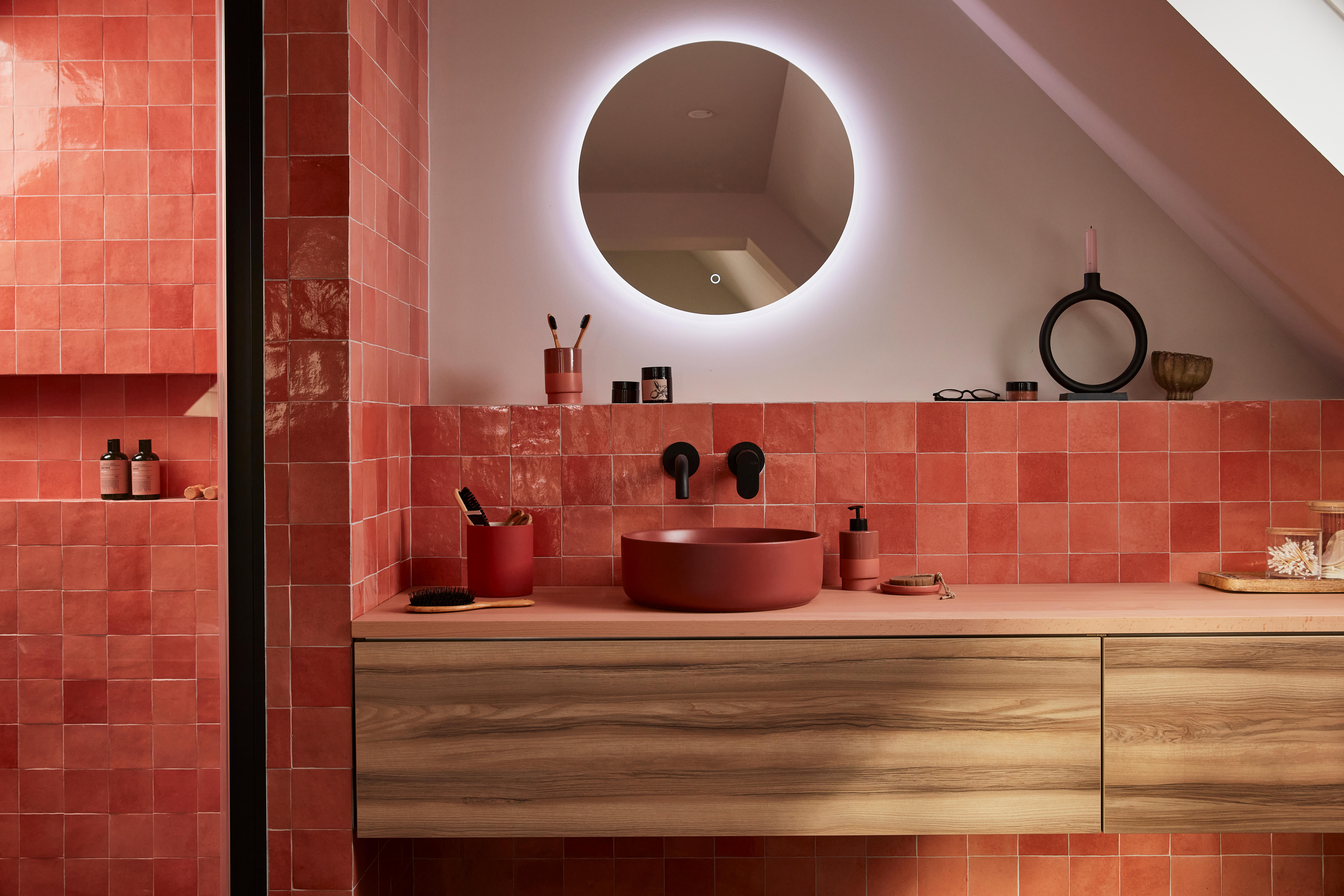 Copo terracota 7,5x7,5x11,2 cm Malone - 3