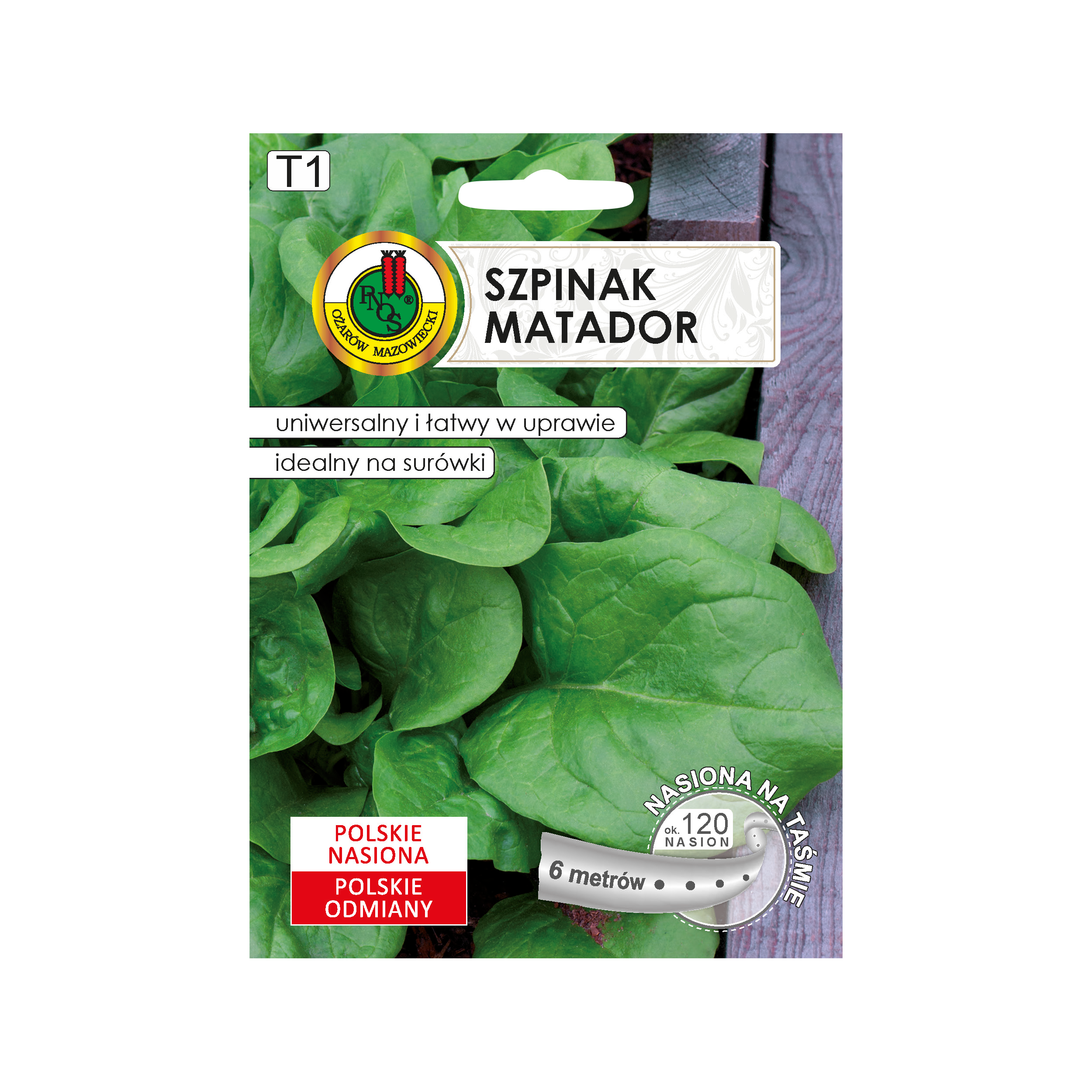 Szpinak Matador nasiona na taśmie 14g Pnos