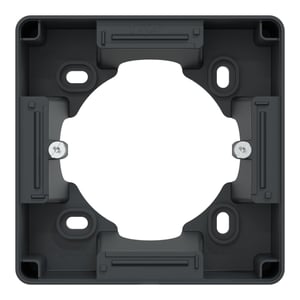 Boîte support pour montage saillie 36mm Ovalis, SCHNEIDER ELECTRIC, anthracite
