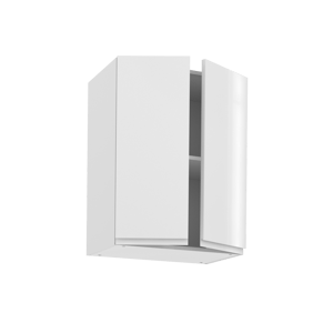Meuble haut de cuisine Tokyo blanc brillant 2 portes H77 x l60