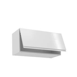 Meuble haut de cuisine Tokyo blanc brillant 1 porte H39 x l80