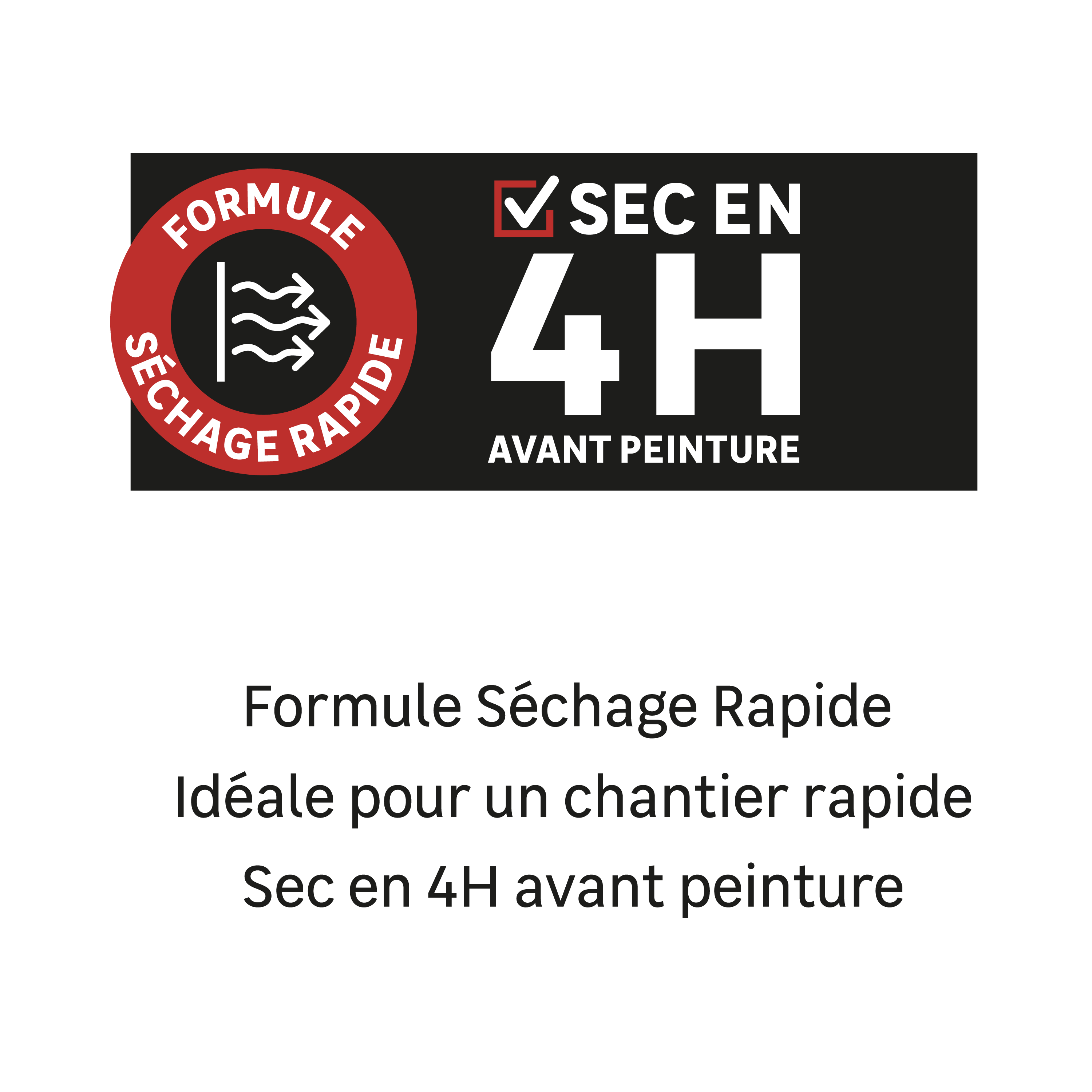 Enduit de rebouchage pâte Séchage rapide AXTON blanc 1L - 6
