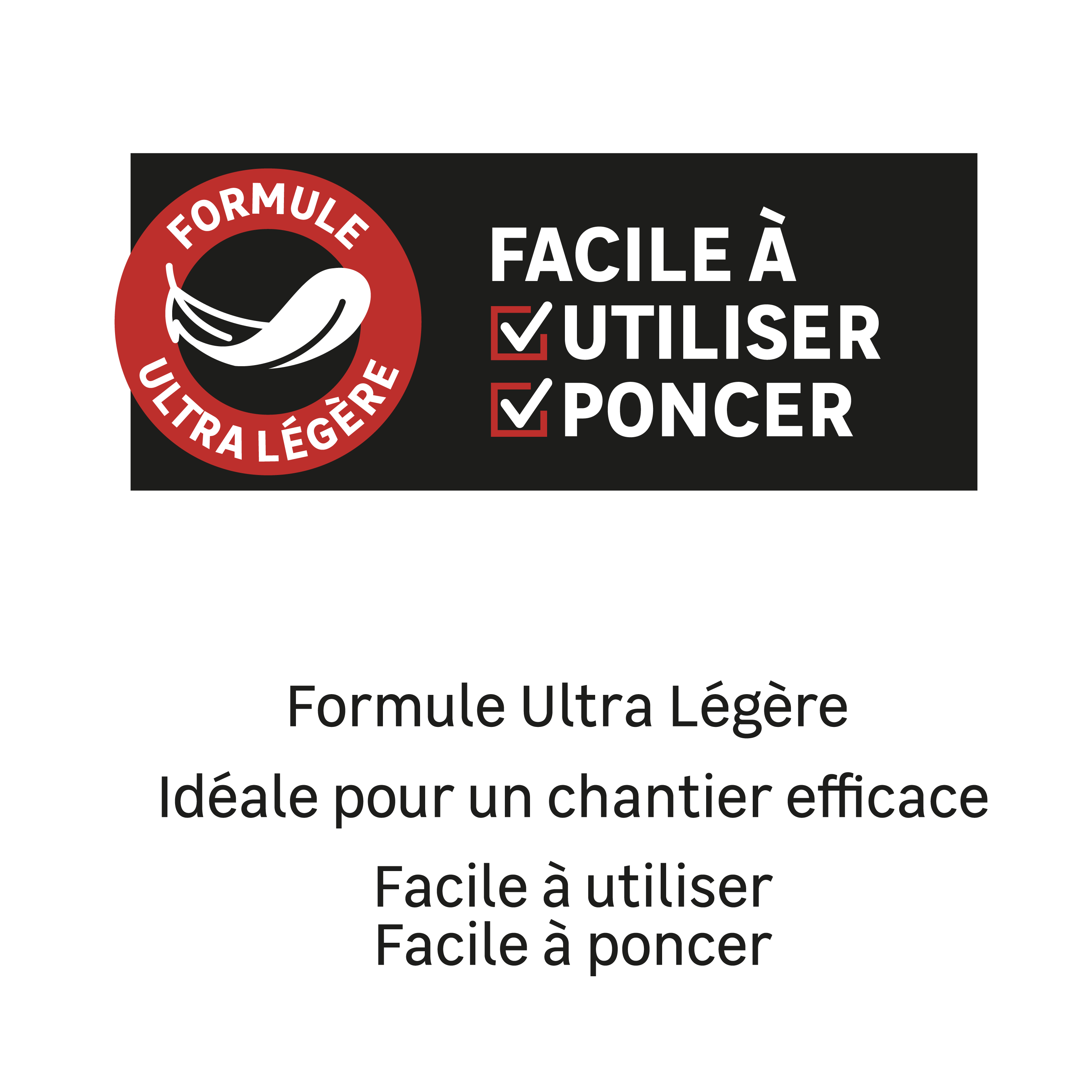 Enduit en pâte allégée Allégé AXTON 1L - 5