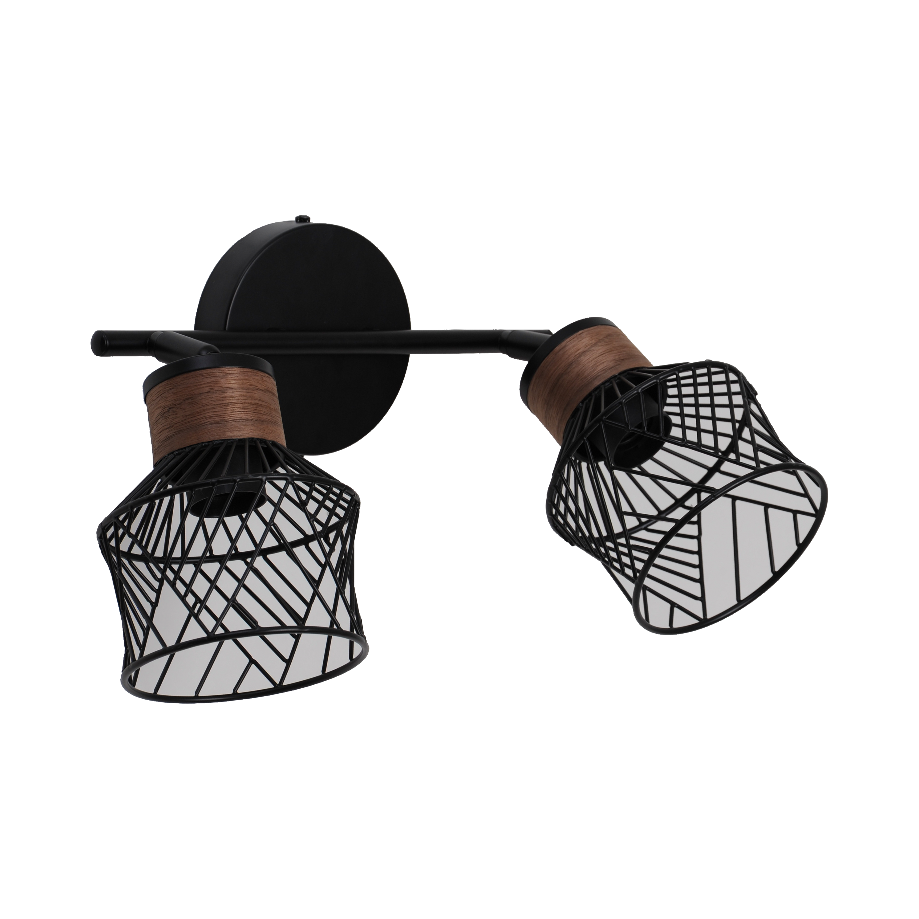 Candeeiro de parede Kanel 2 led metal preto Inspire - 2