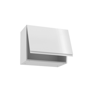 Meuble haut pour hotte de cuisine Tokyo blanc brillant 1 porte H48 x l60
