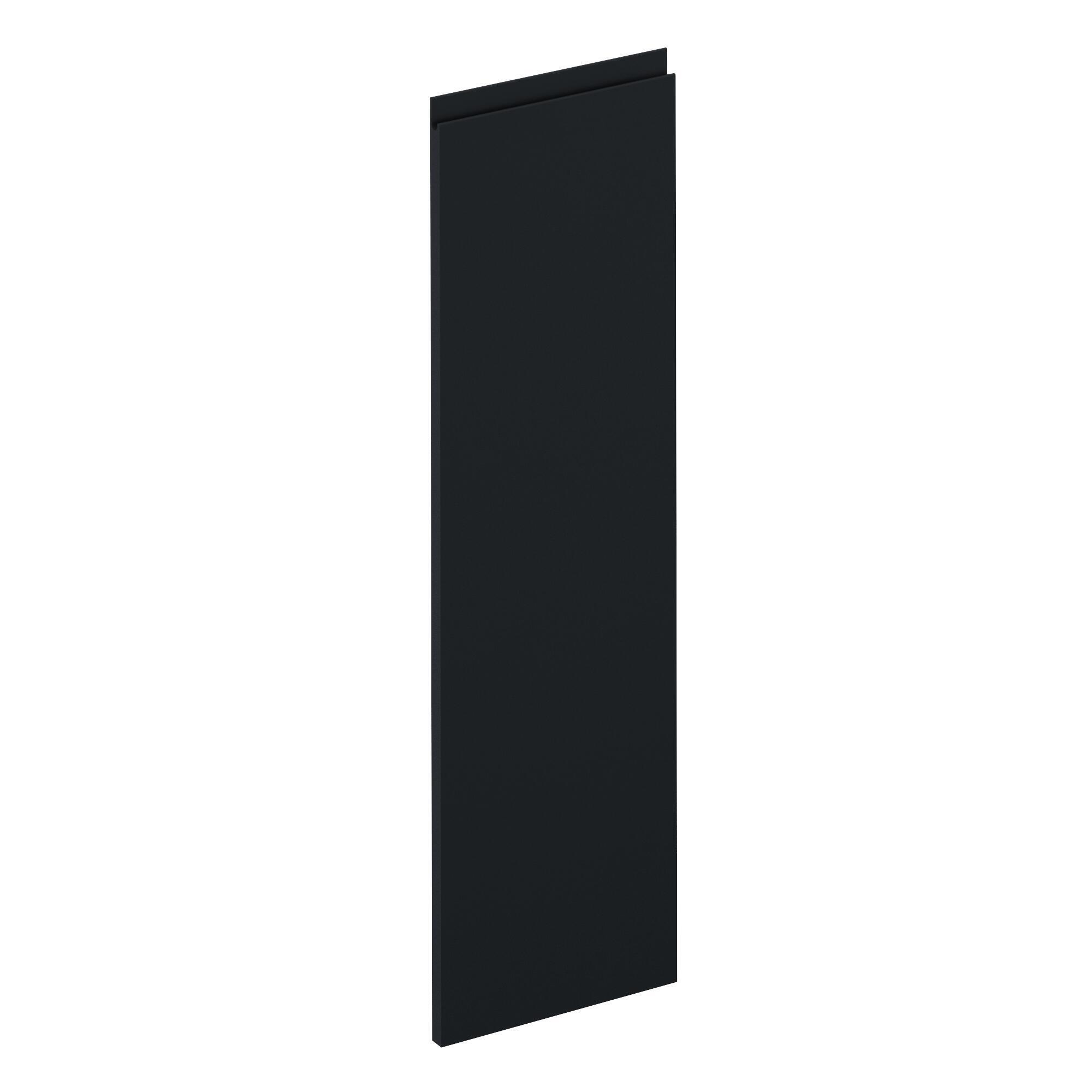 Zestaw 2 frontów kuchennych lakierowane Tokyo FALH30x103 cm czarny Delinia iD
