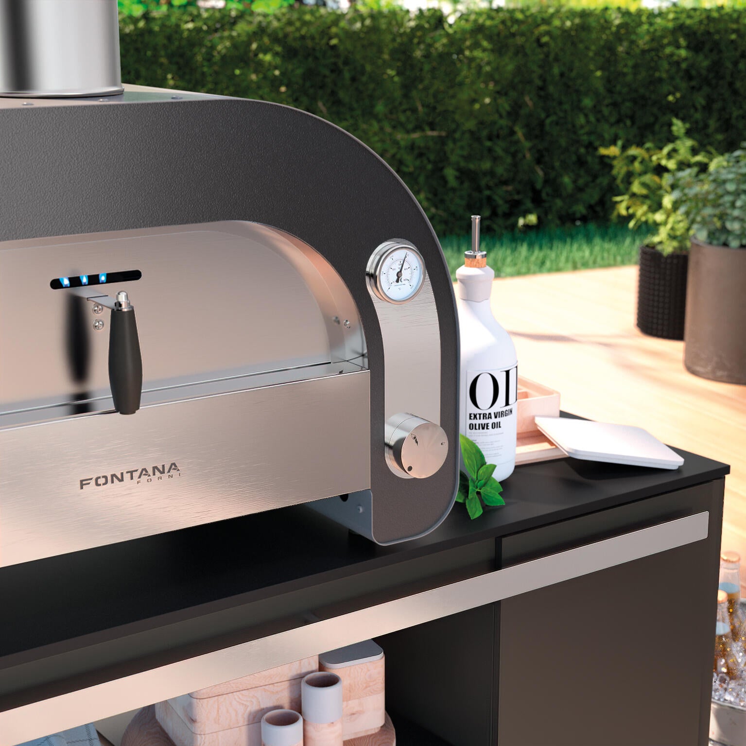 Forno da esterno per pizza a gas FONTANA FORNI Maestro 60 - 9