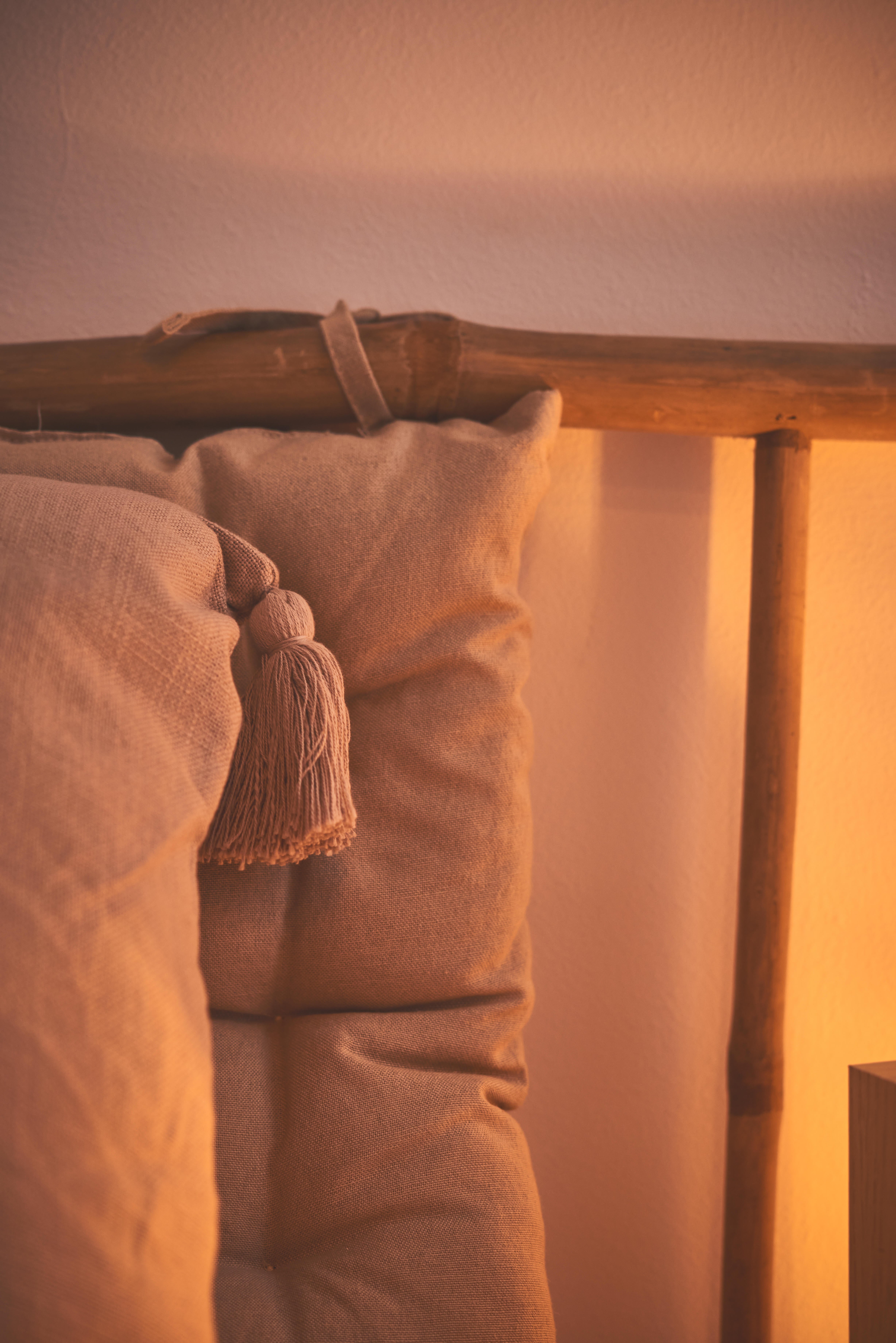 Pack 4 Almofadas para cadeira 38x38x5cm bege Inspire - 18