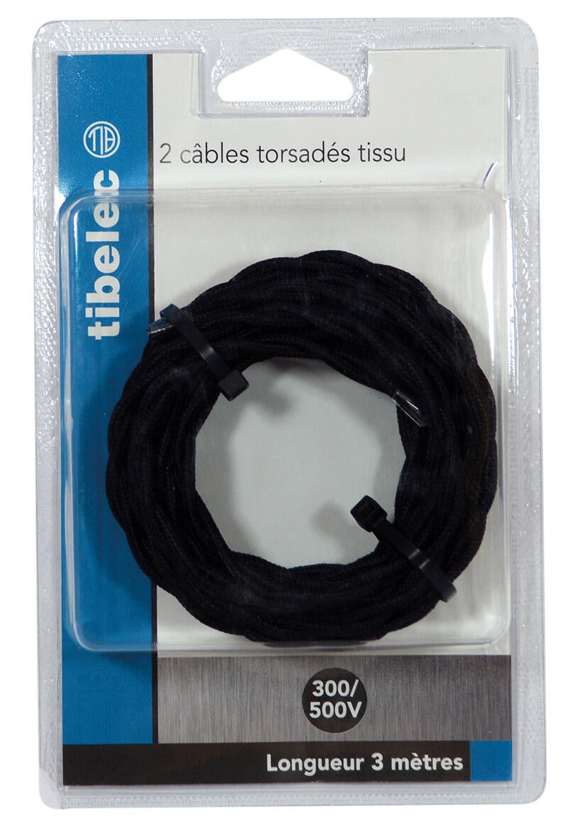Fil rayonné, PVC, noir, TIBELEC - 4