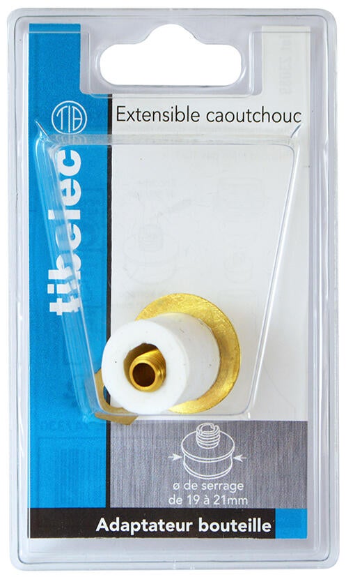 Extensible diamètre 19-21mm TIBELEC, laiton, blanc - 2