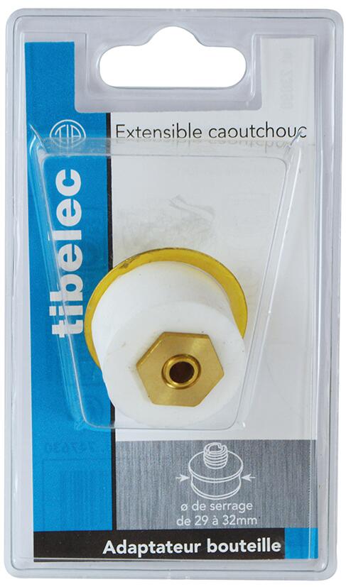 Extensible diamètre 29-32mm TIBELEC, laiton, blanc - 2