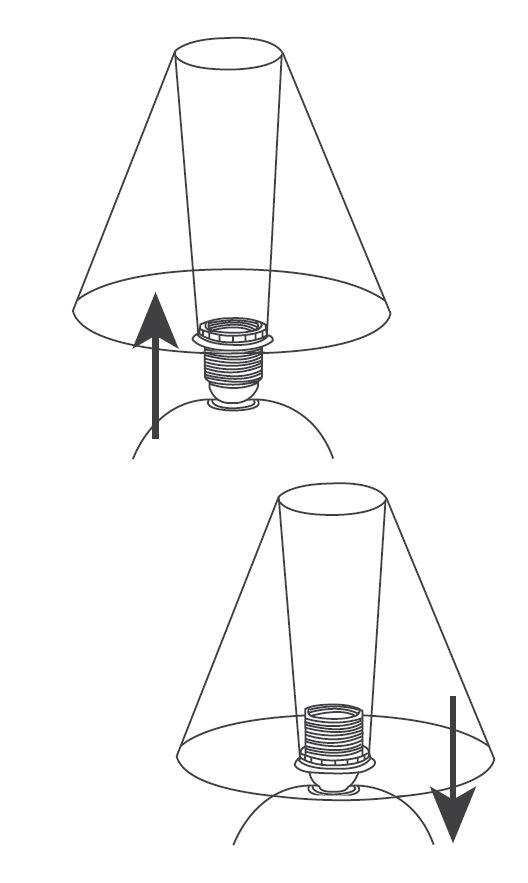 Douille toute filetée E14 TIBELEC, plastique, blanc 40 W - 2