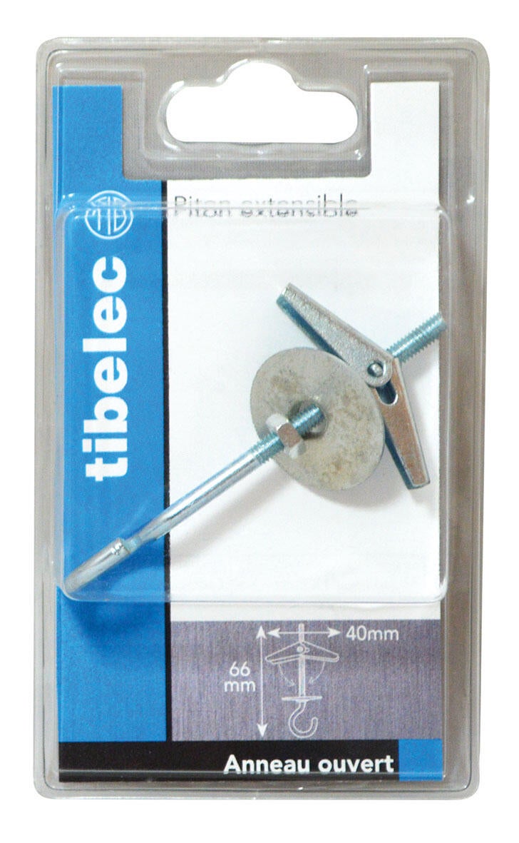 Piton extensible TIBELEC, acier, gris - 3